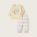 Juniors 4-Piece Printed T-shirt and Pyjama Set-Pyjama Sets-thumbnail-3
