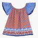 Juniors Printed Top with Lace Trims-T Shirts-thumbnail-0