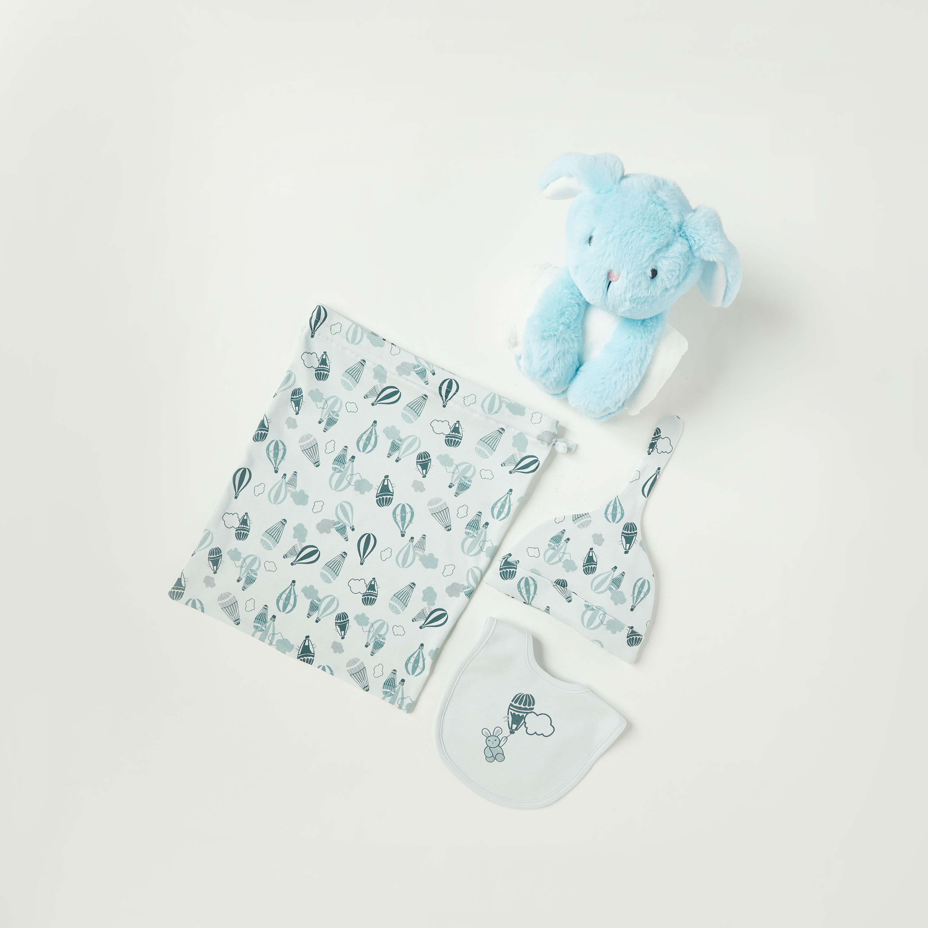 طقم هدايا ملابس بطبعات بالون الهواء الساخن 7 قطع من جونيورز-baby-boys-clothing-multipacks-image-3