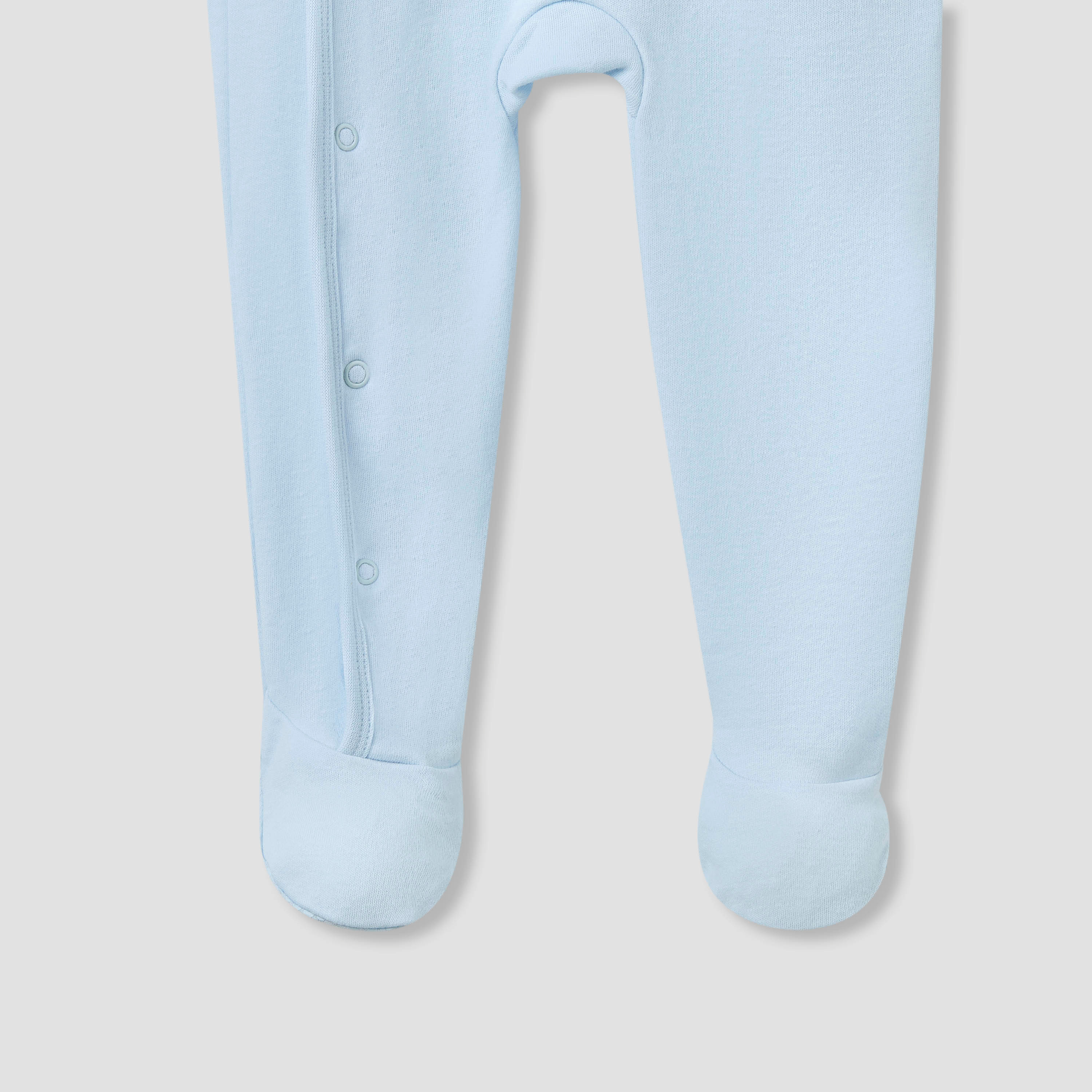 Disney Footed Sleepsuit with Mickey Mouse Print - Cotton - Long Sleeves - Set of 3-baby-boys-clothing-nightwear-sleepsuits-image-6