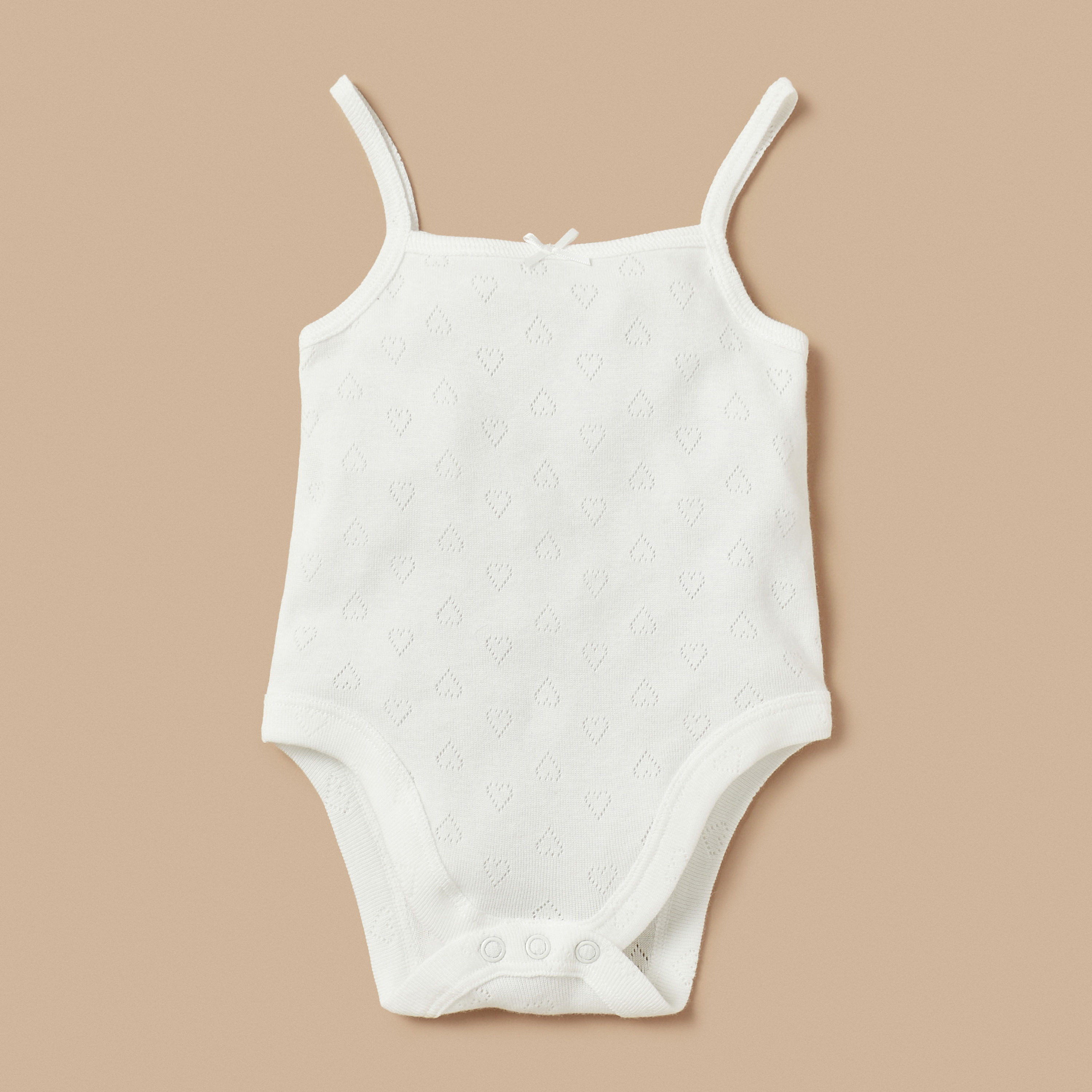بودي سوت دون أكمام بارز الملمس من جونيورز- طقم من 5 قطع-baby-girls-clothing-bodysuits-image-2