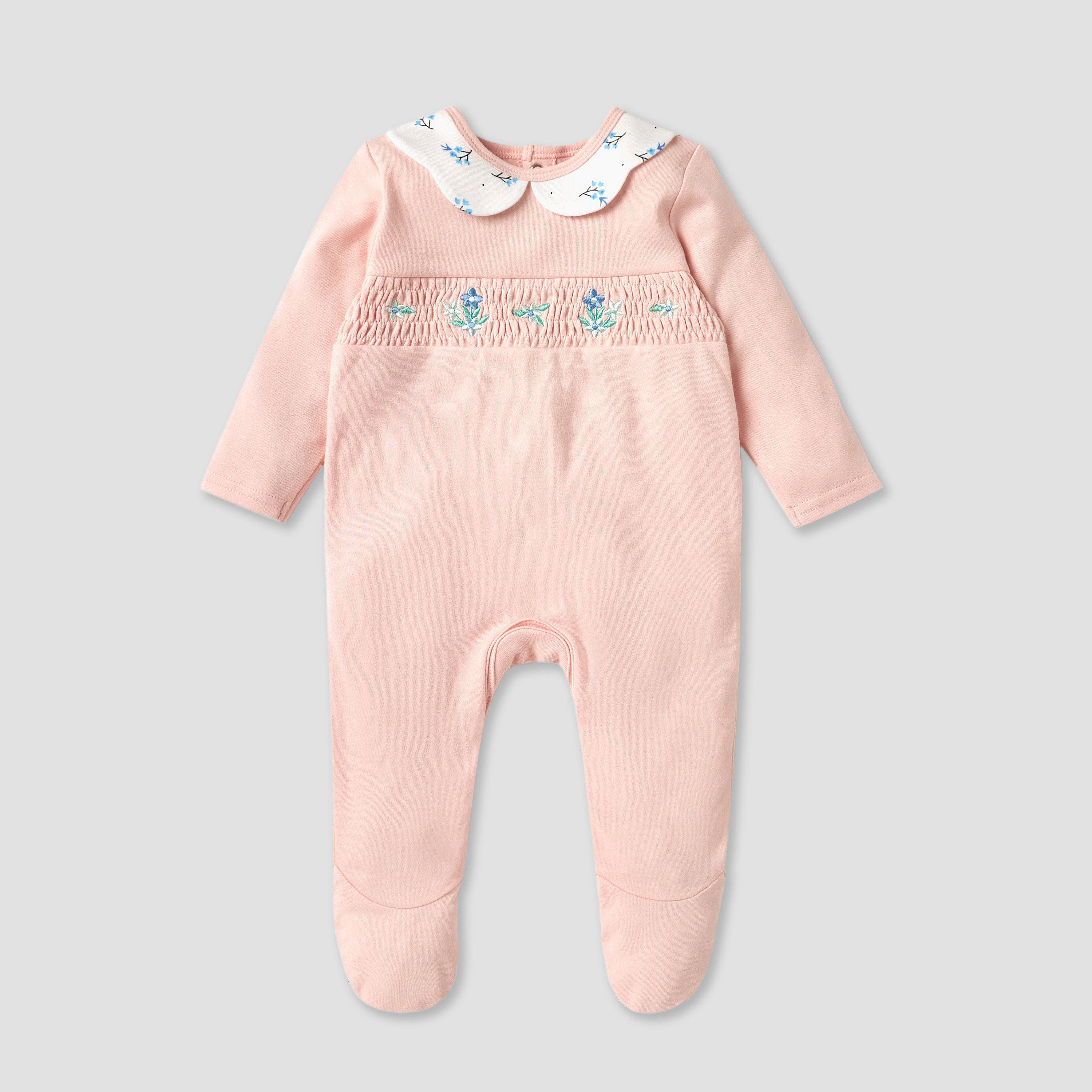 Juniors Printed Closed Feet Sleepsuit - Set of 3-baby-girls-clothing-nightwear-sleepsuits-image-2