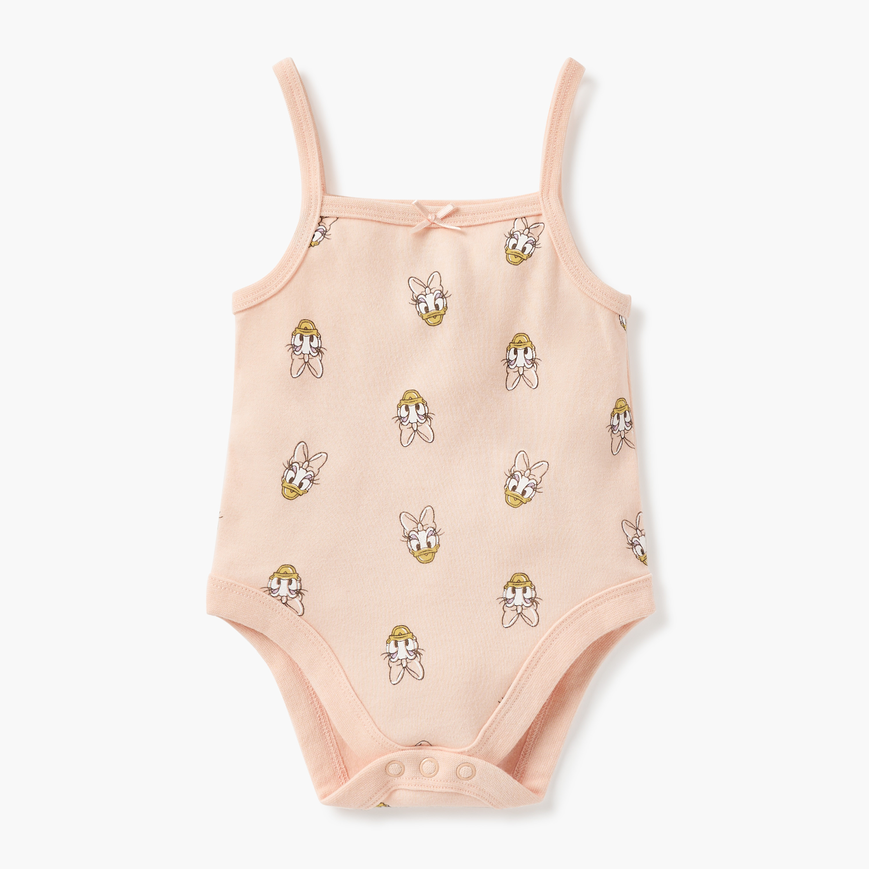 Disney Daisy Duck Strappy Bodysuit with Snap Button Closure - Set of 4-baby-girls-clothing-multipacks-image-2