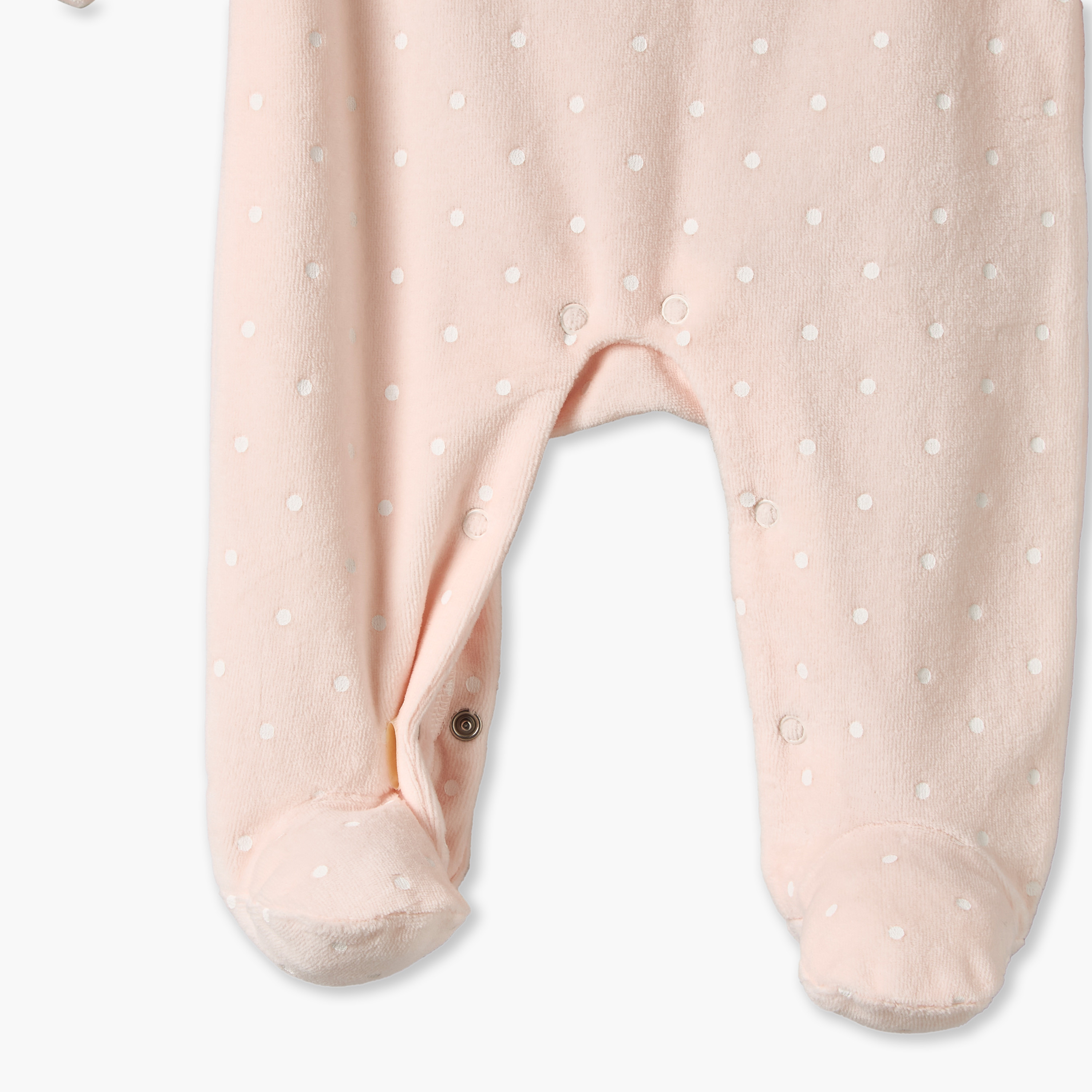 Set of 2 Disney Cotton Crew Neck Long Sleeves Sleepsuit and Cap with Angel Print-baby-boys-clothing-nightwear-sleepsuits-image-7