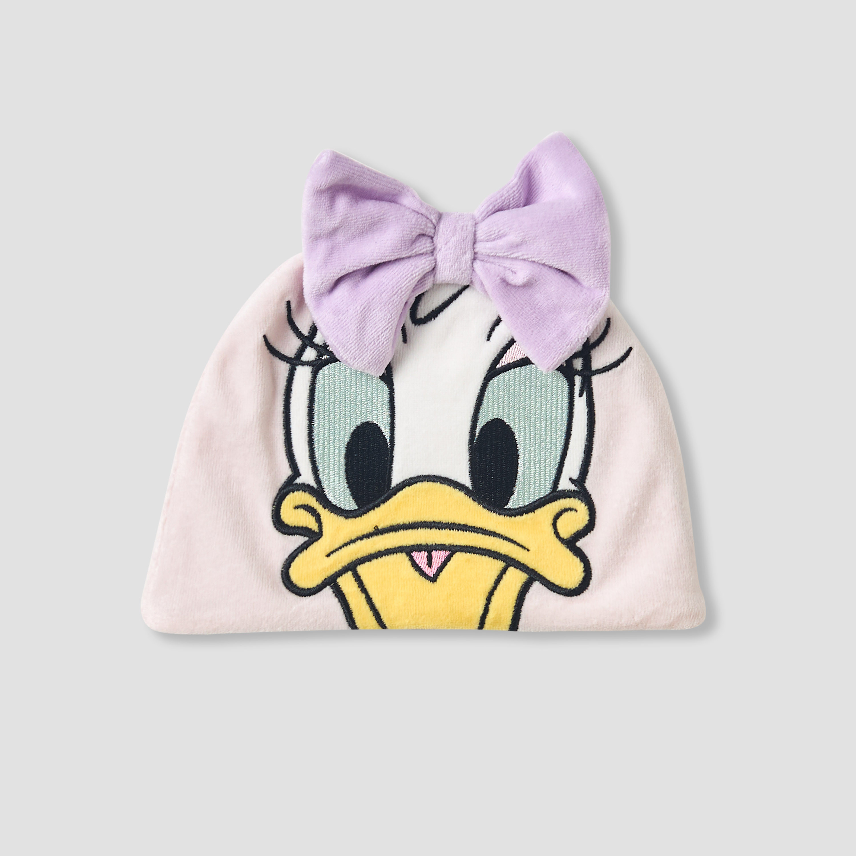 Disney Crew Neck Sleepsuit with Daisy Duck Print and Cap - Long Sleeves-baby-girls-clothing-nightwear-sleepsuits-image-6