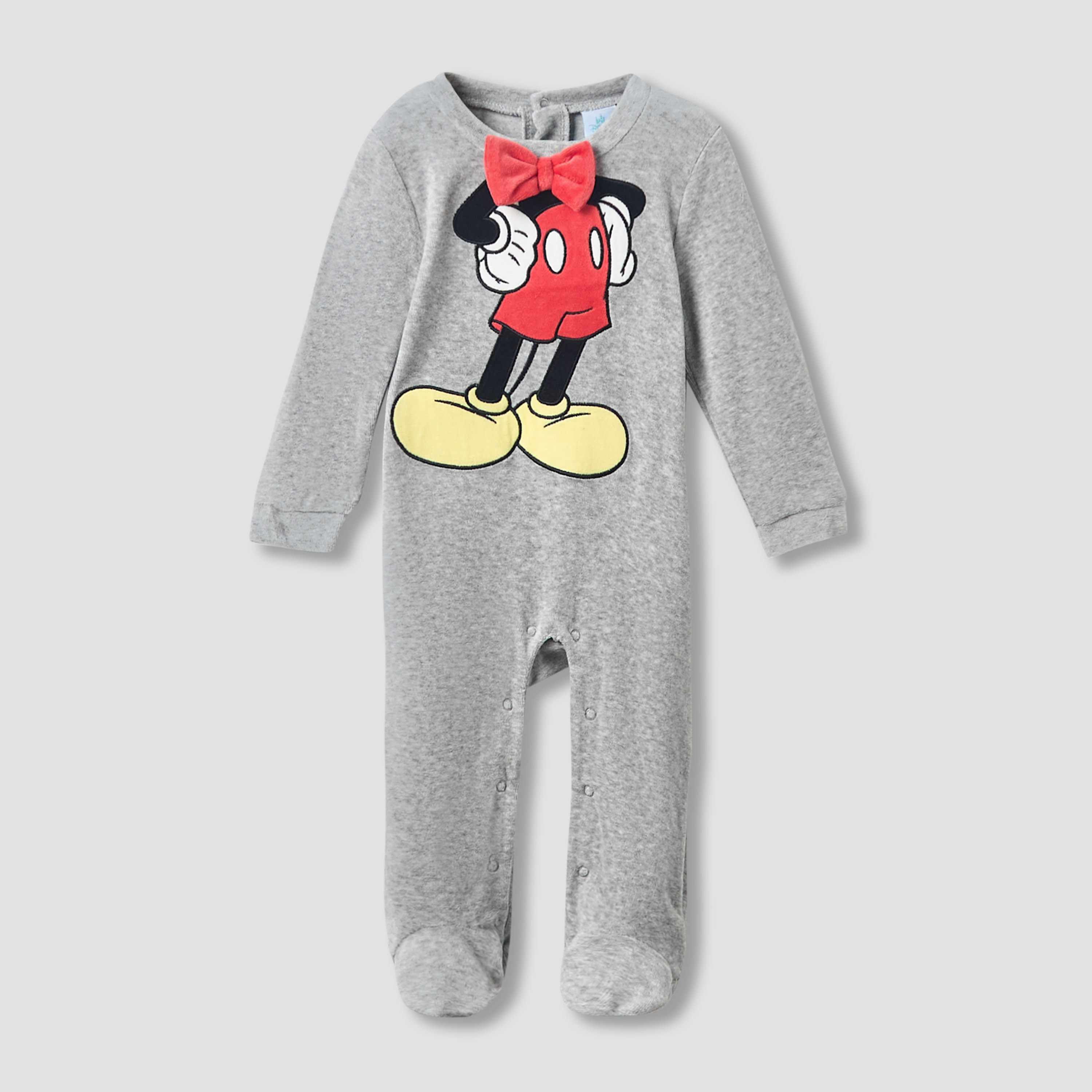 بدلة نوم بياقة ضيقة وطبعات وكاب من ديزني - أكمام طويلة-baby-boys-clothing-nightwear-sleepsuits-image-2