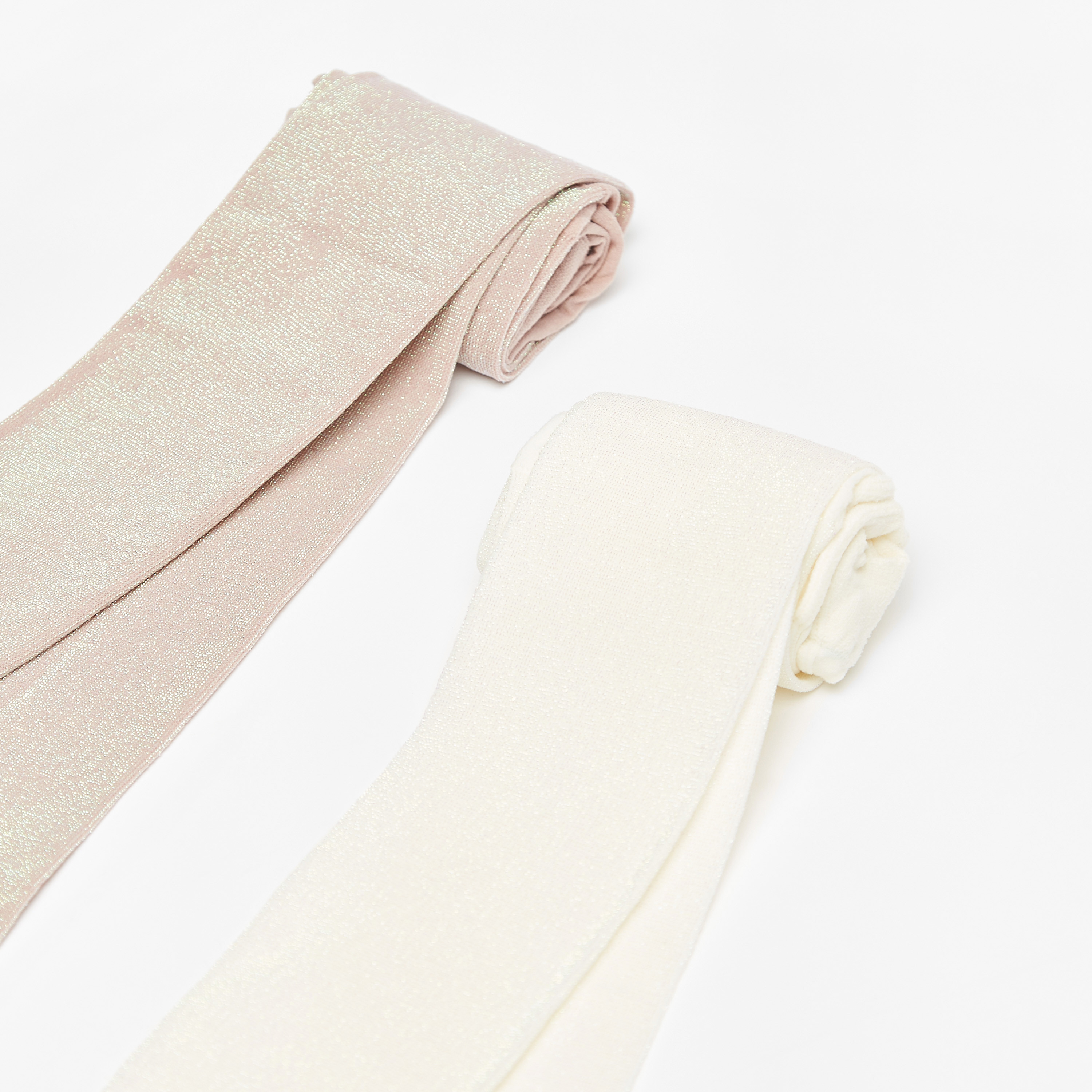 جوارب طويلة بارزة الملمس من ليتل ميسي - طقم من قطعتين-girls-accessories-socks-image-4