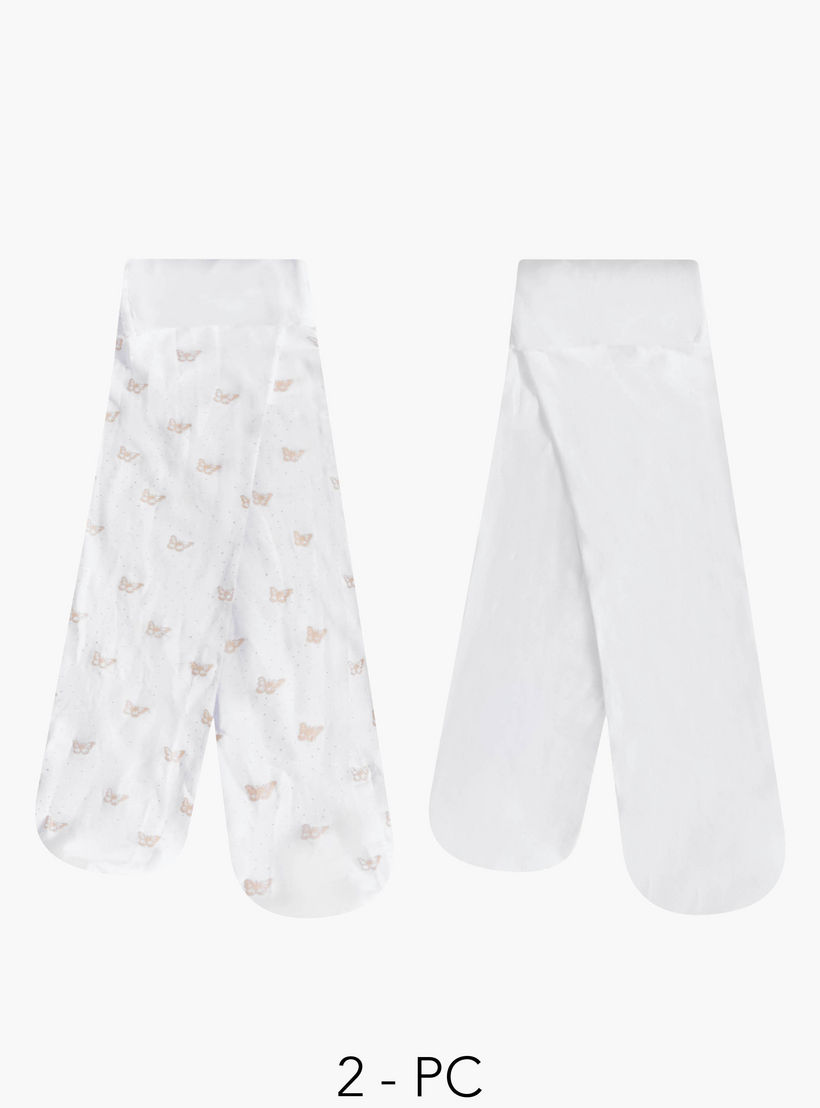 طقم سراويل تحتانية بطبعات متنوّعة قطعتين للبنات من سيليست-girls-accessories-socks-image-1