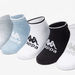 Kappa Logo Detail Ankle Length Sports Socks - Set of 5-Boy%27s Socks-thumbnailMobile-1