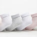 Little Missy Solid Ankle Length Socks - Set of 5-Girl%27s Socks & Tights-thumbnail-1