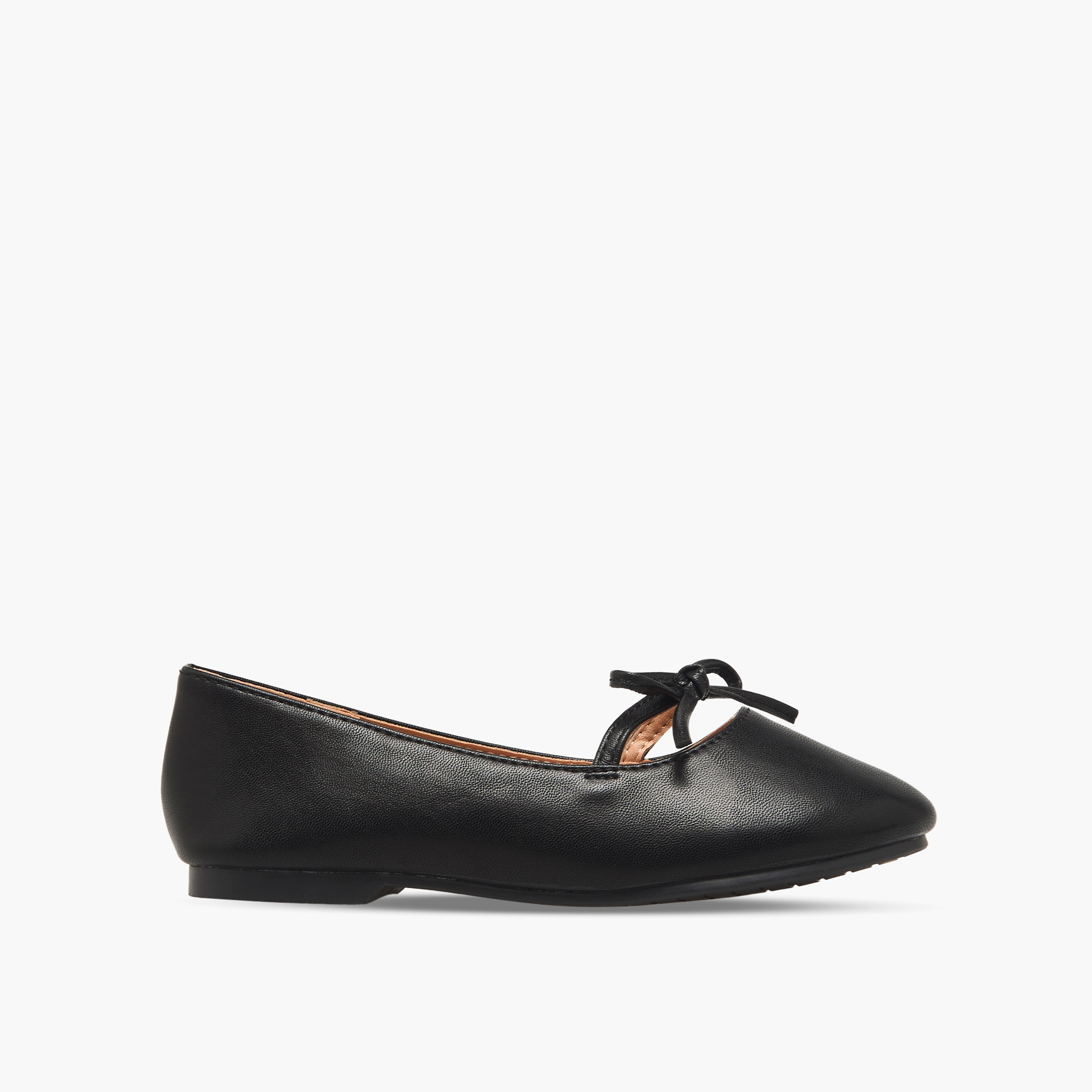 حذاء باليرينا بتفاصيل فيونكة للفتيات من ليتل ميسي-girls-shoes-ballerinas-image-3