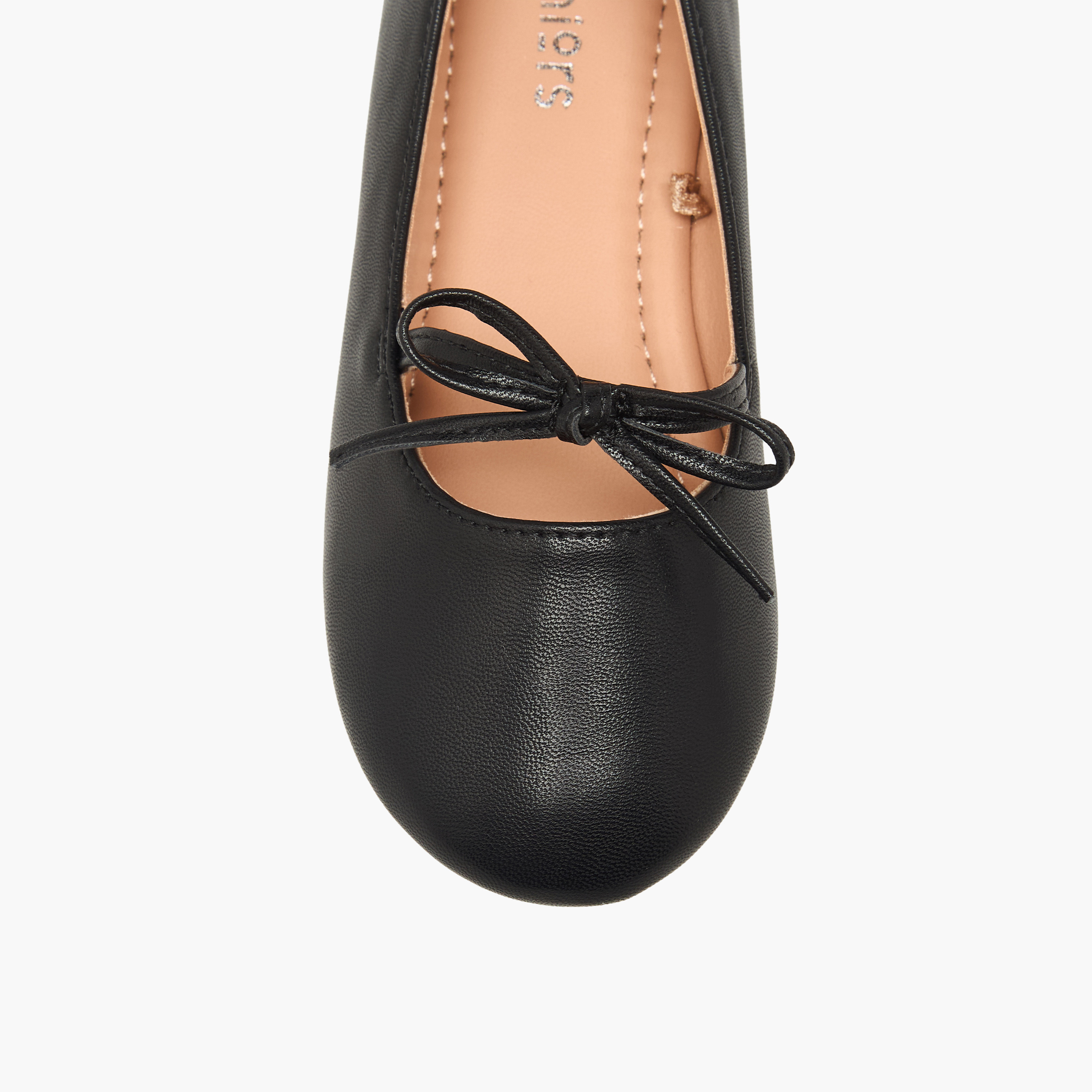 حذاء باليرينا بتفاصيل فيونكة للفتيات من ليتل ميسي-girls-shoes-ballerinas-image-4