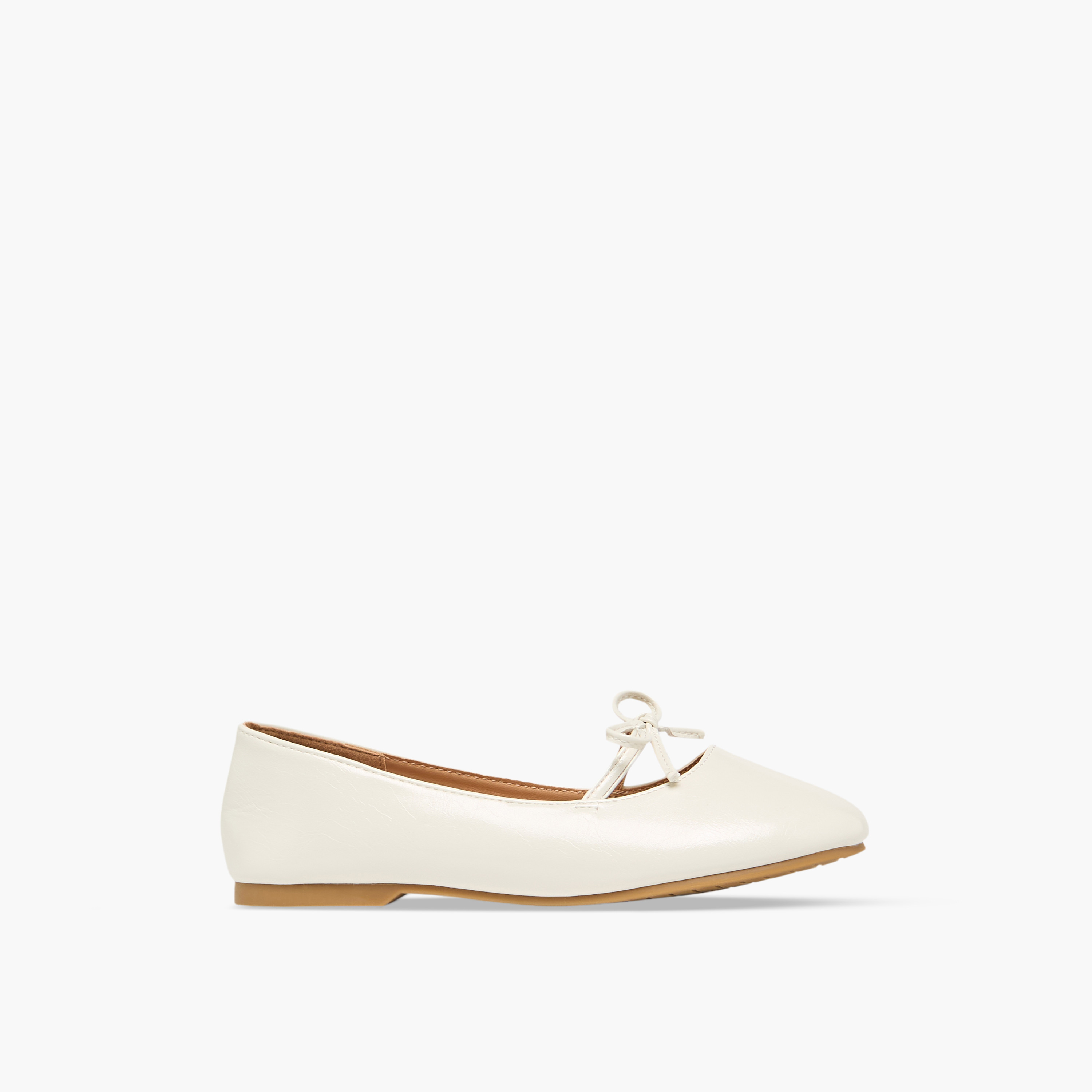 حذاء باليرينا بتفاصيل فيونكة للفتيات من ليتل ميسي-girls-shoes-ballerinas-image-3