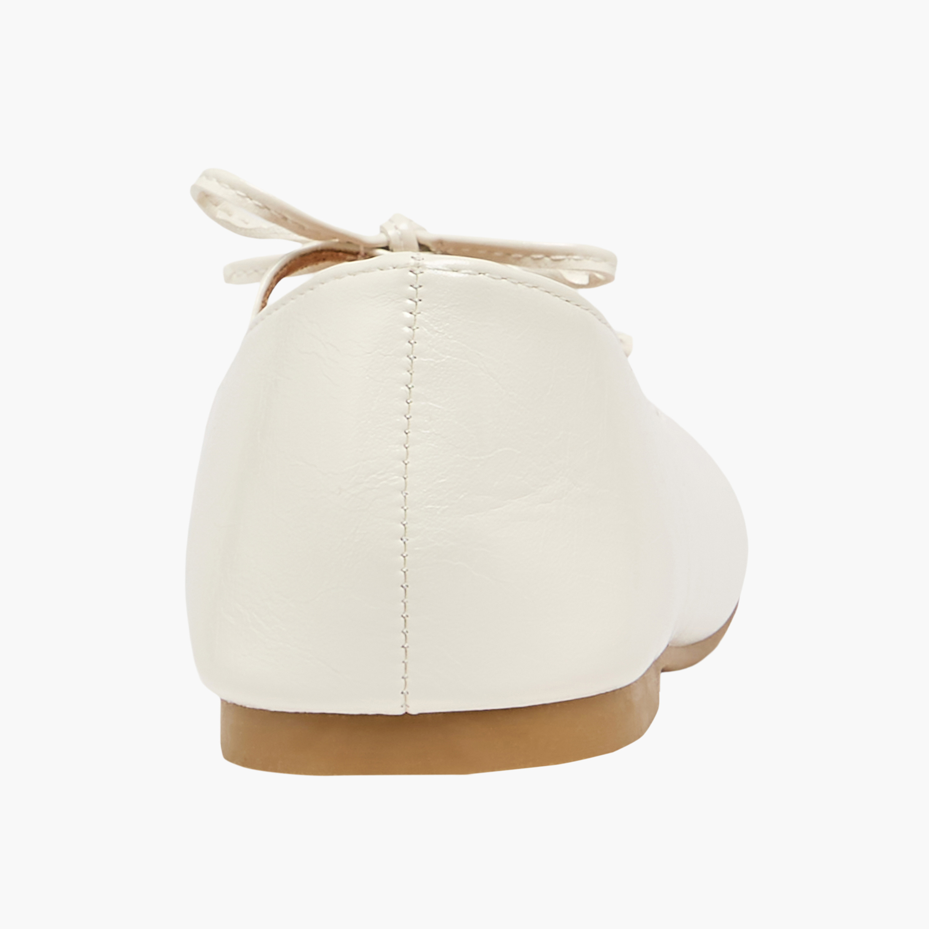 حذاء باليرينا بتفاصيل فيونكة للفتيات من ليتل ميسي-girls-shoes-ballerinas-image-5