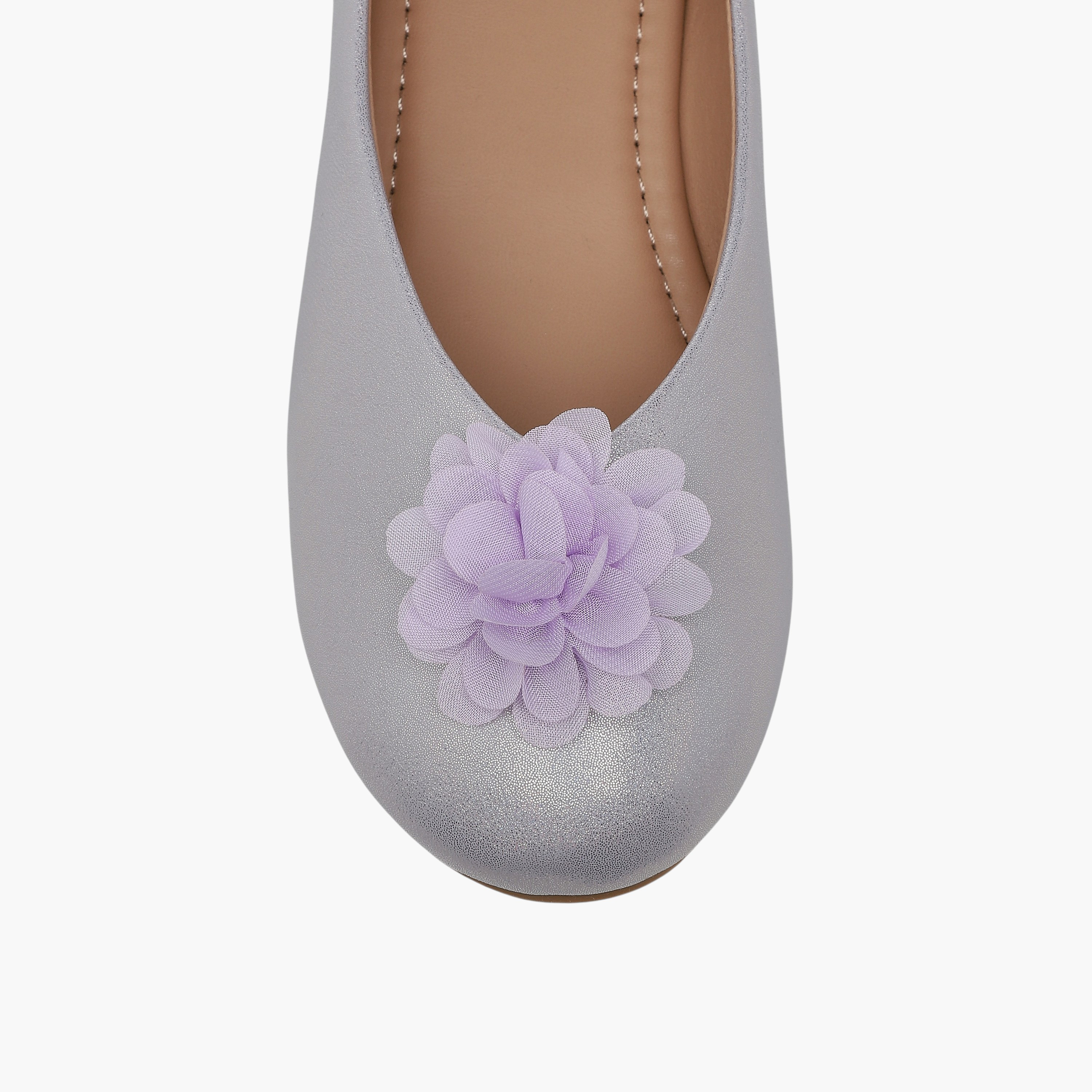 Flora Bella Girls Floral Accent Ballerina Shoes-girls-shoes-ballerinas-image-4