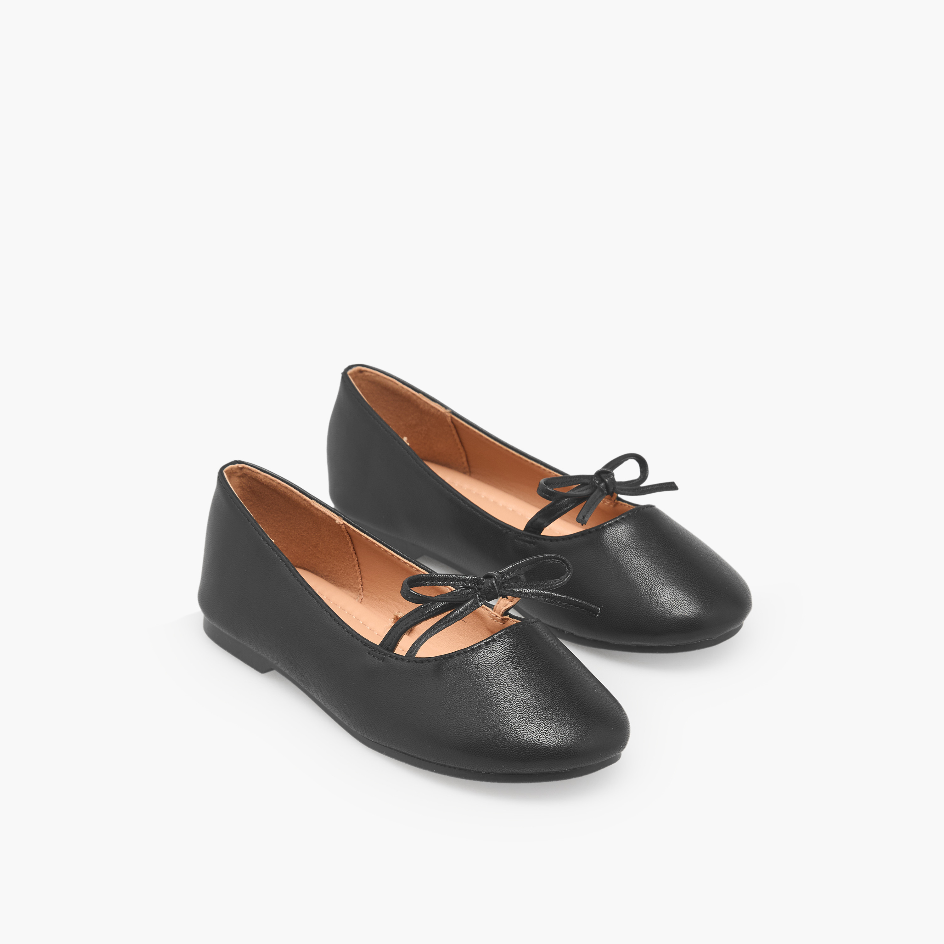حذاء باليرينا مزين للفتيات من جونيورز-girls-shoes-ballerinas-image-1