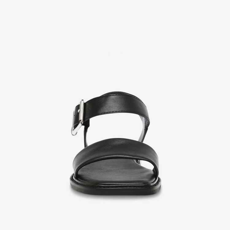 Steve Madden Women's Open Toe Sandals with Buckle Closure