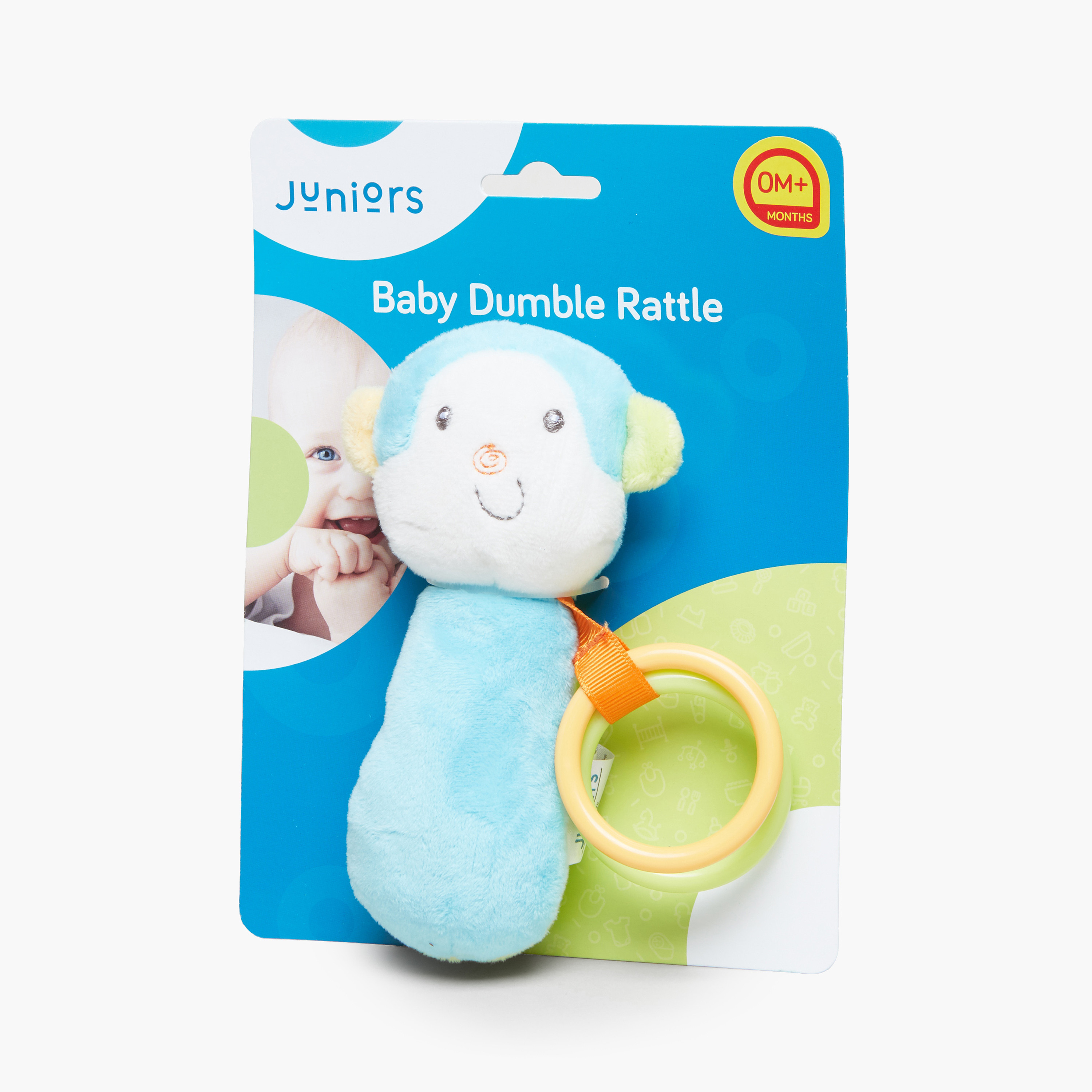 لعبة خشخيشة وعضّاضة بيبي دامبل من جونيورز-toys-babyandtoddlertoys-rattlesandteethers-image-3