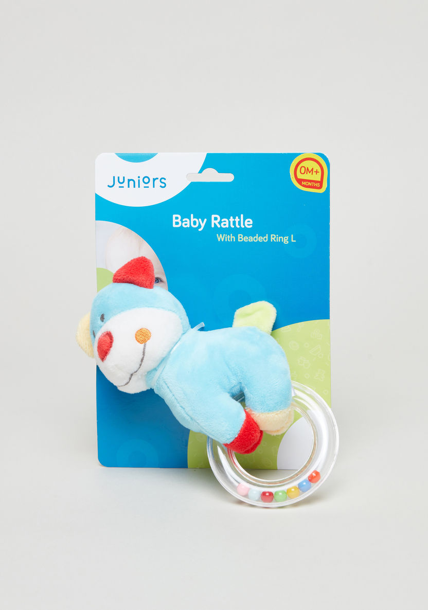 Juniors Baby Rattle with Beaded Ring-Baby and Preschool-image-0