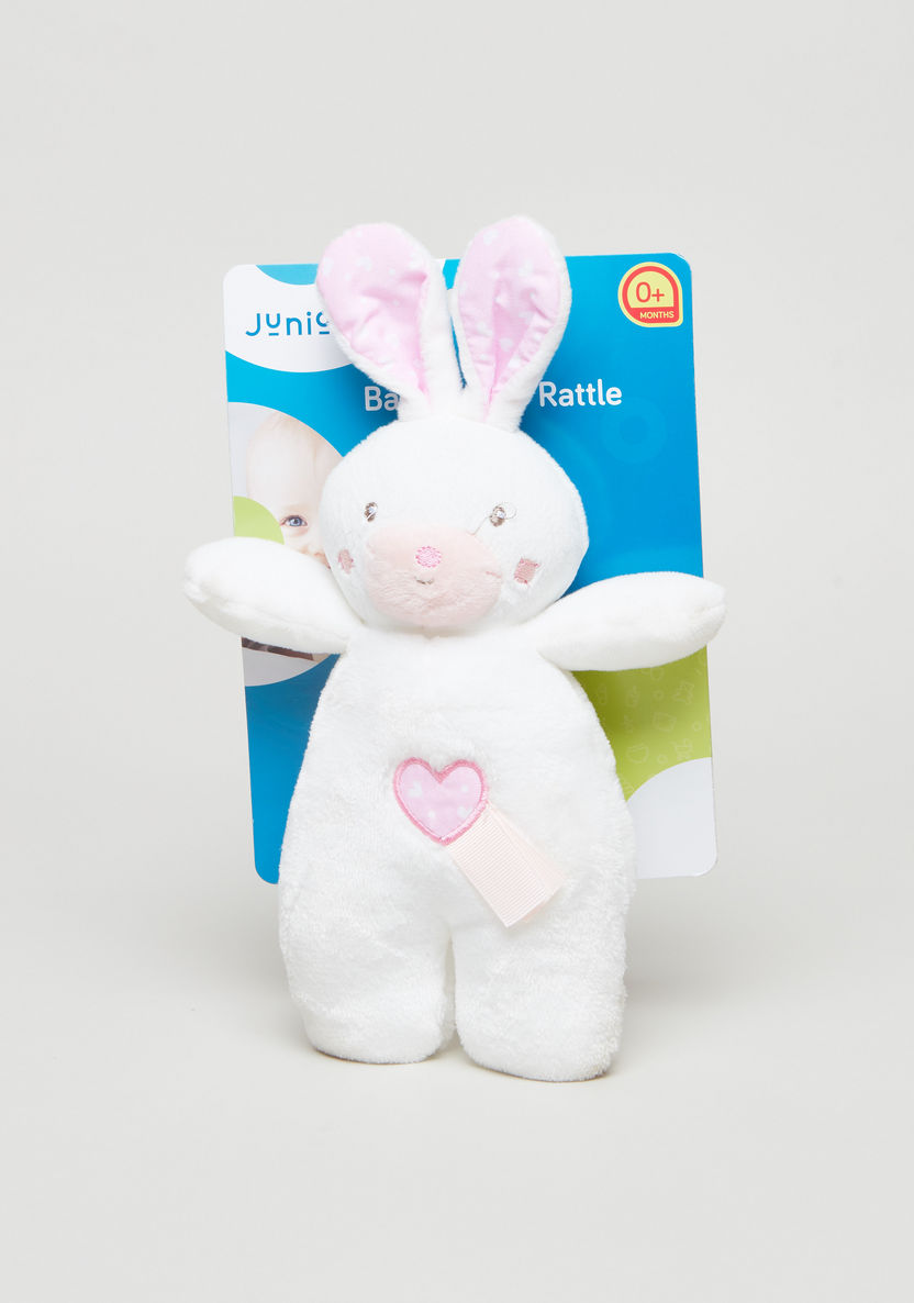 Juniors Baby Bunny Rattle Toy-Baby and Preschool-image-0