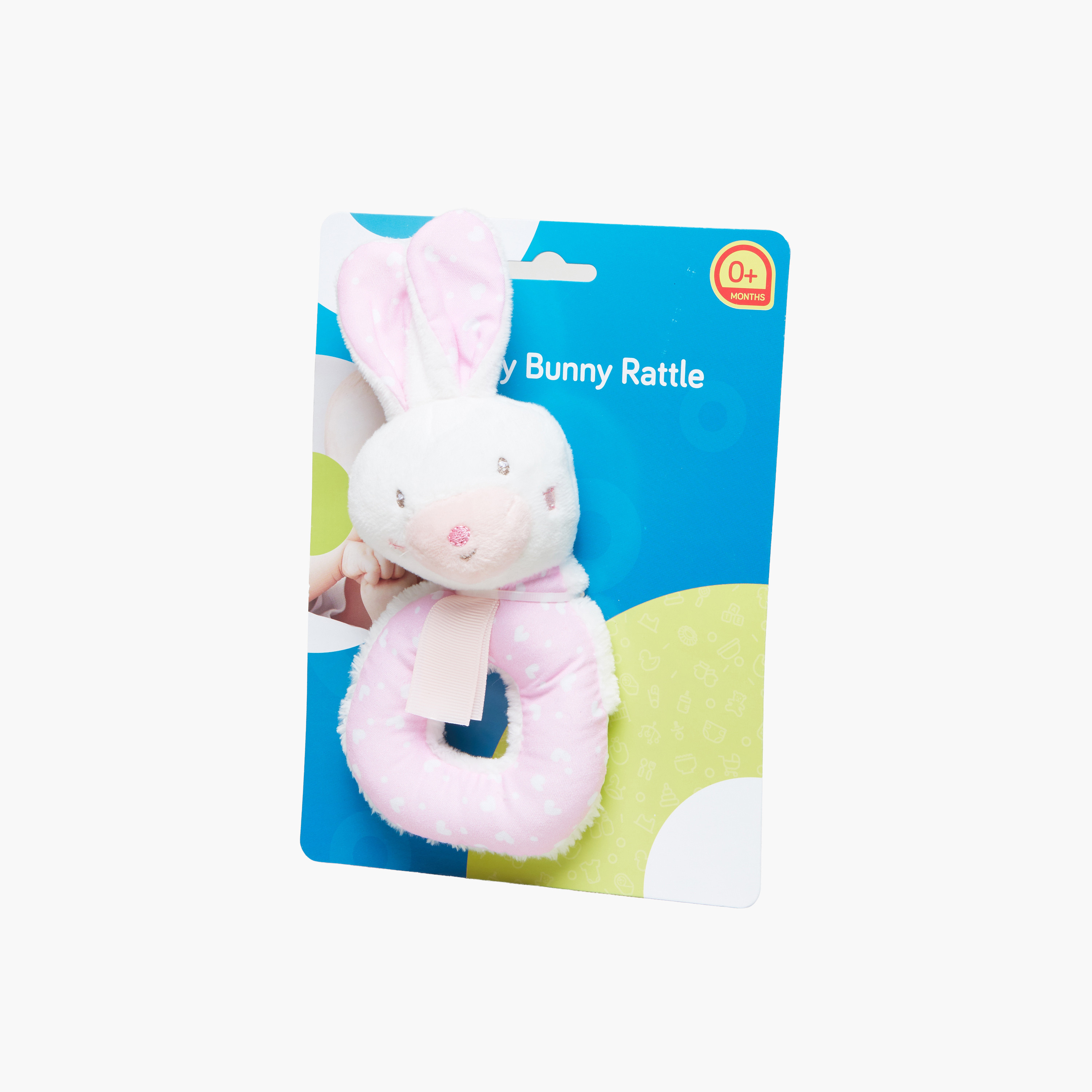 لعبة خشخيشة على شكل ارنب بحلقة من جونيورز-toys-babyandtoddlertoys-rattlesandteethers-image-1