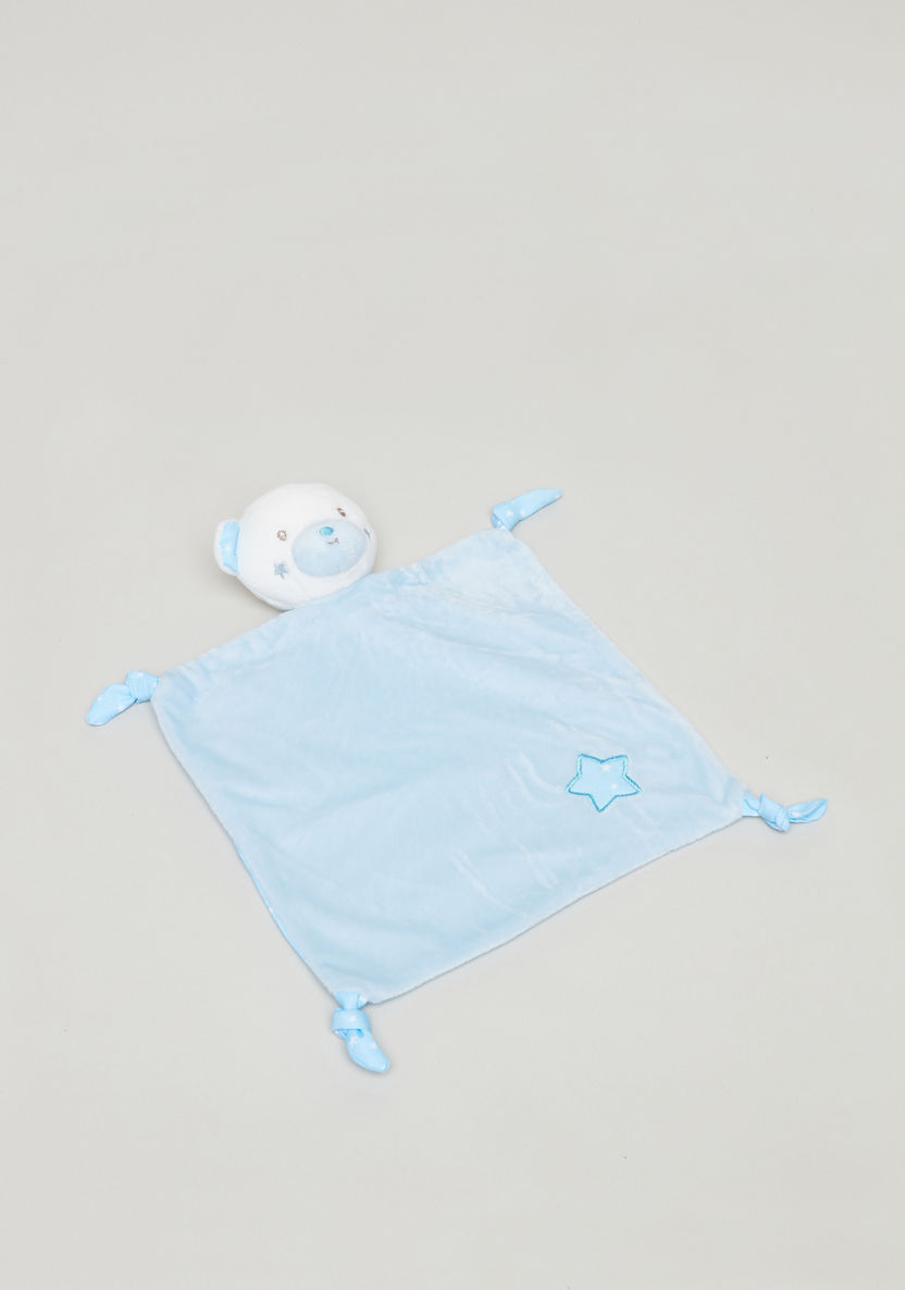 Juniors Plush Bear Blankie Rattle Toy-Baby and Preschool-image-1
