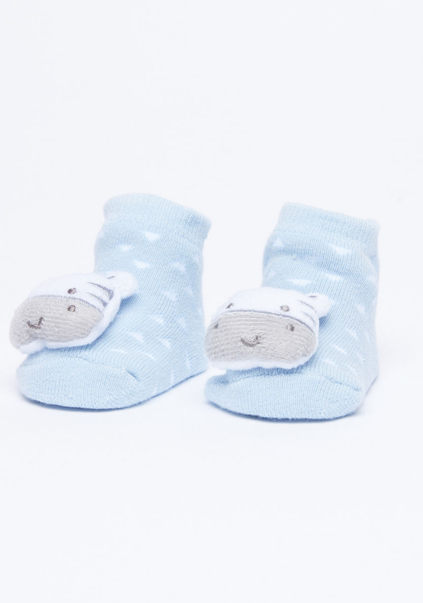 Juniors Socks with Plush Applique Detail-Socks-image-0