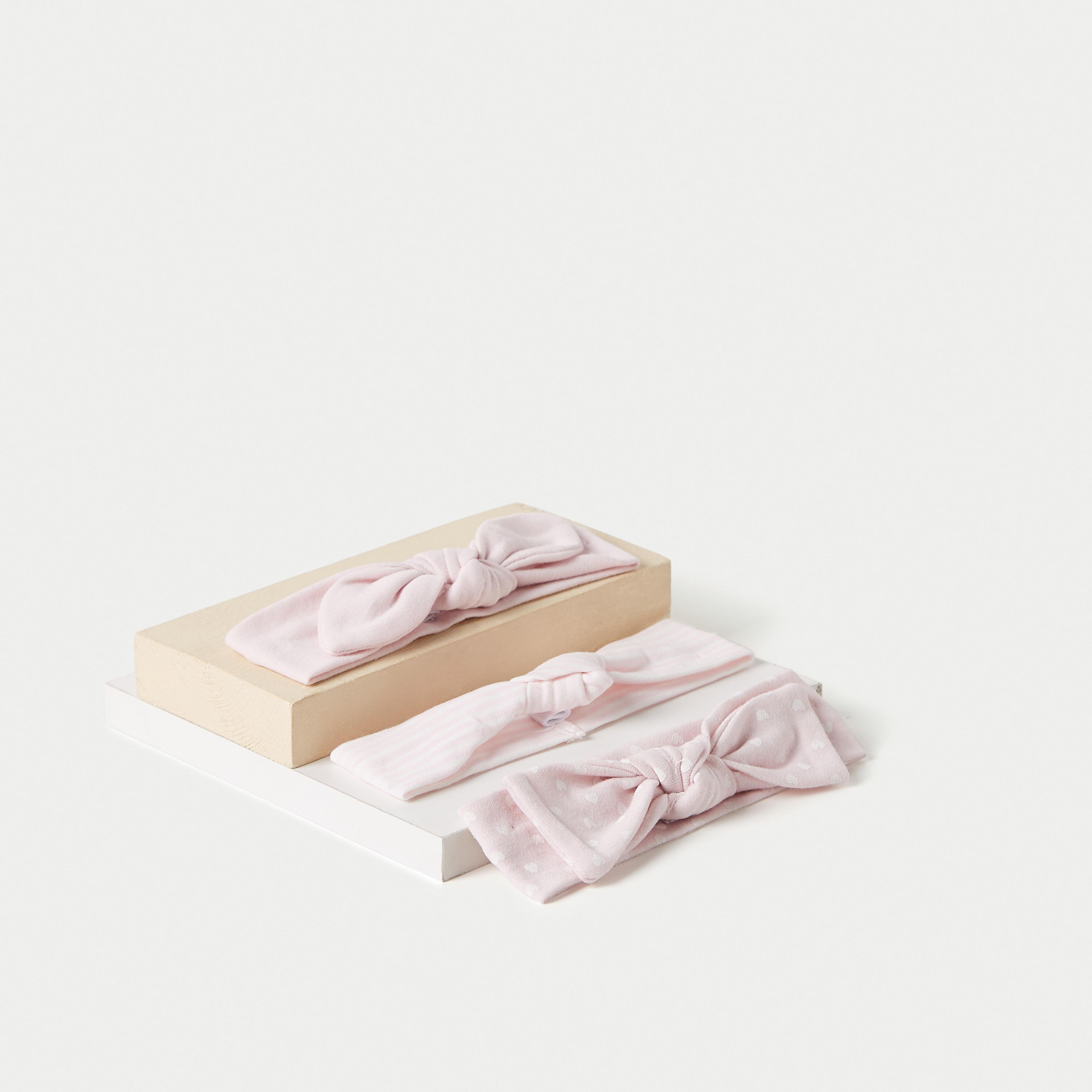 Juniors Knot Detail Headband - Set of 3-baby-girls-accessories-hairaccessories-image-1