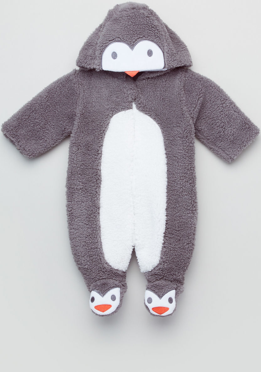 Juniors Penguin Shaped Closed Feet Sleepsuit-Sleepsuits-image-0