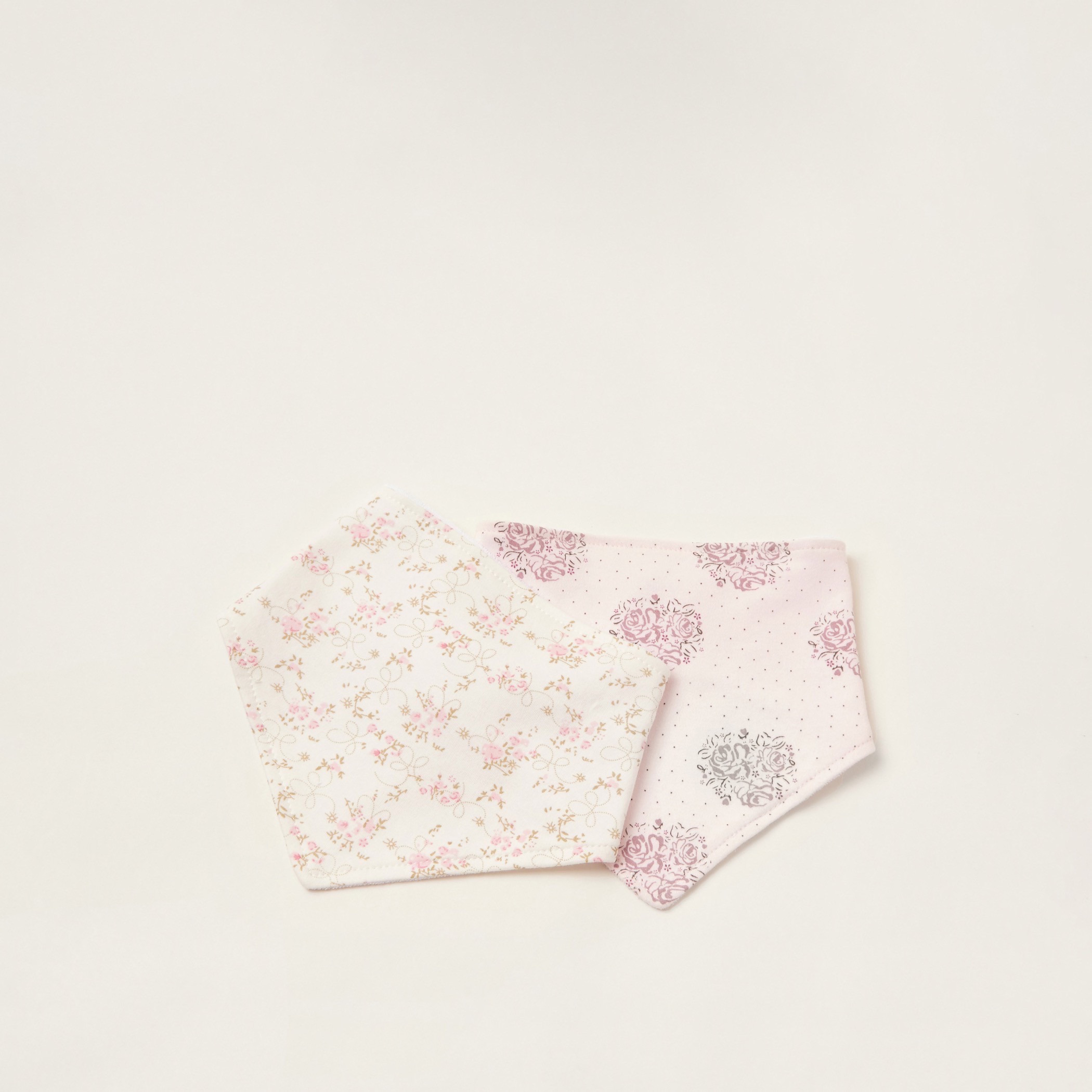 طقم مرايل بطبعات وشرائط رأس 4 قطع من جونيورز-baby-girls-accessories-hairaccessories-image-3