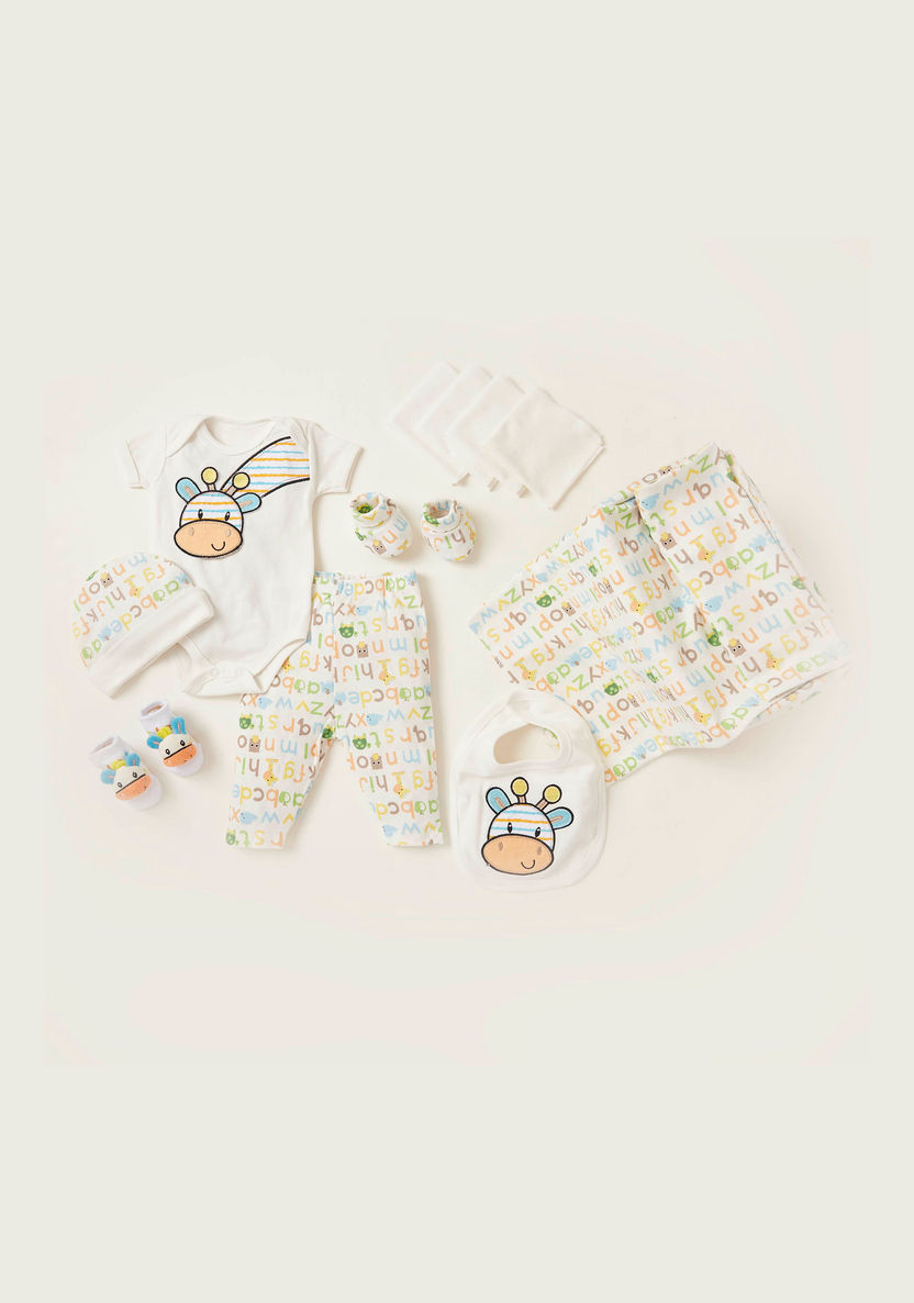 Juniors 12-Piece Giraffe Print Clothing Gift Basket Set-Clothes Sets-image-1