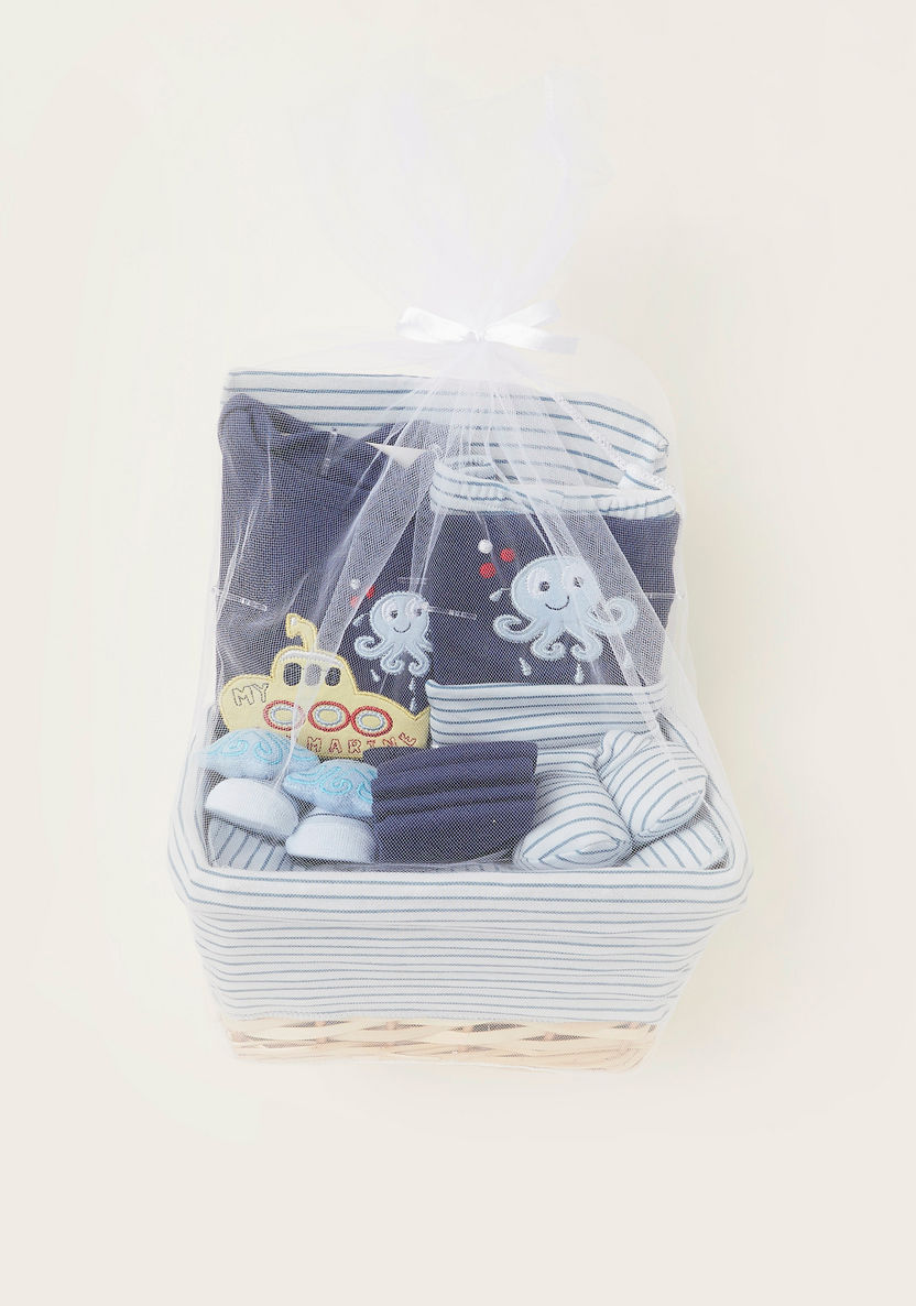 Juniors 12-Piece Octopus Print Clothing Gift Basket Set-Clothes Sets-image-0