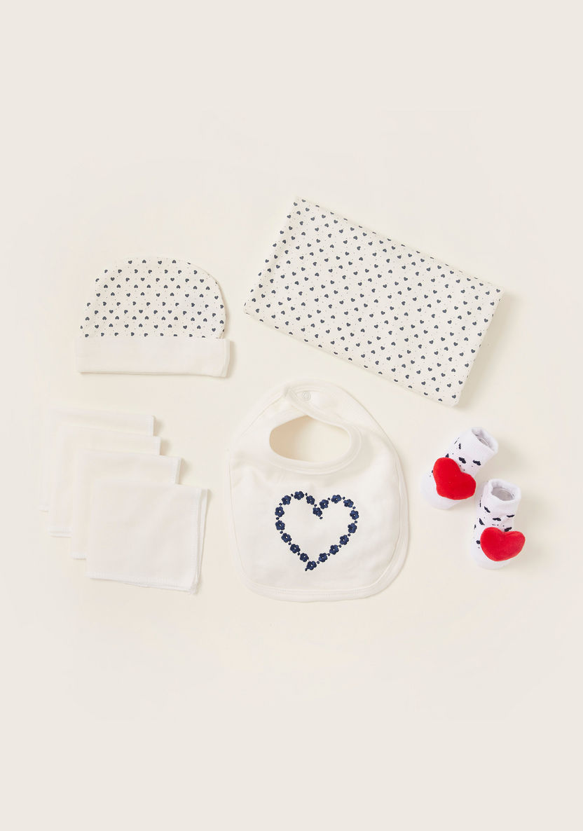 Juniors 12-Piece Heart Print Clothing Gift Basket Set-Clothes Sets-image-3