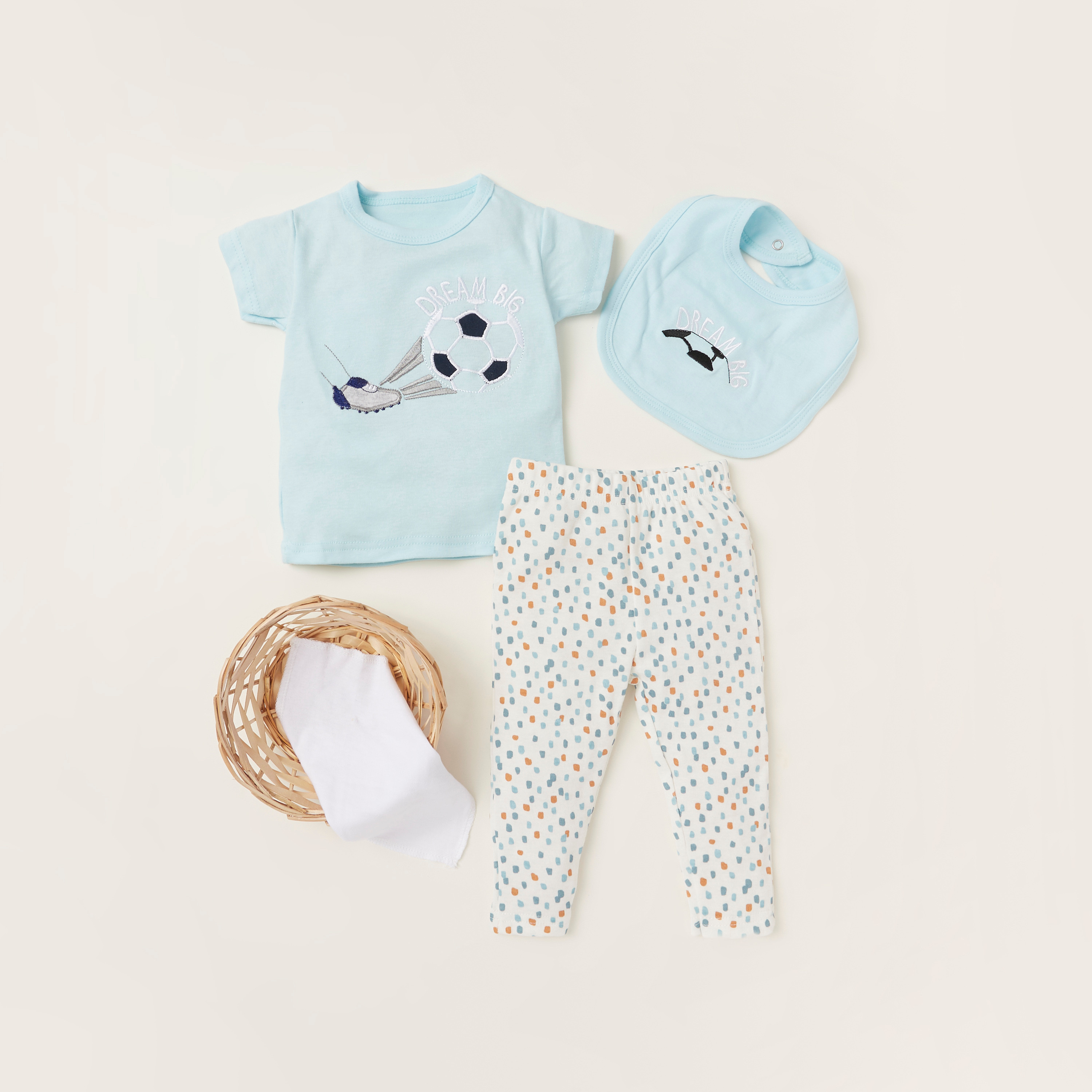 Juniors 5-Piece Football Print Clothing Gift Basket Set-baby-boys-clothing-setsandcoords-image-2