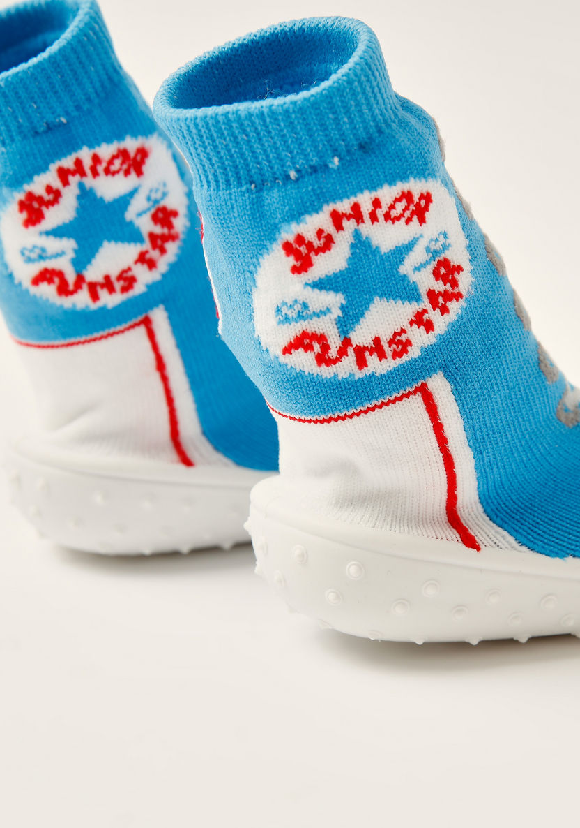 Juniors Printed Slip-On Sneaker Booties-Booties-image-3