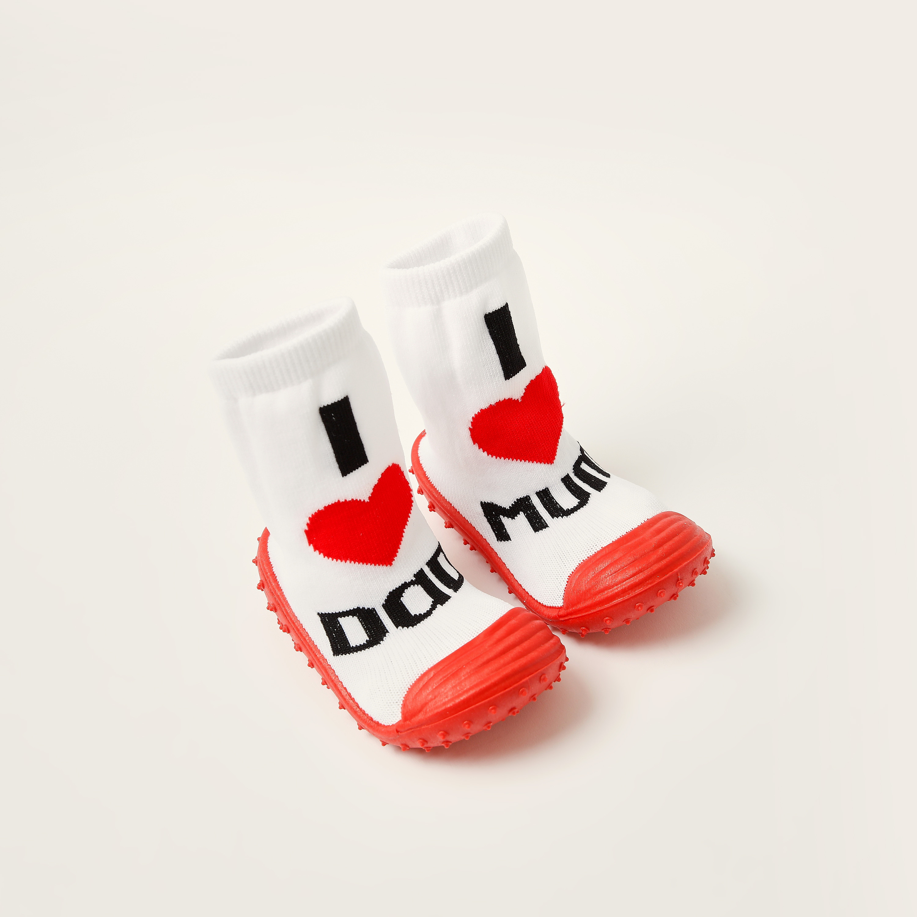 Juniors Slogan Print Sneaker Booties-baby-boys-shoes-booties-image-2