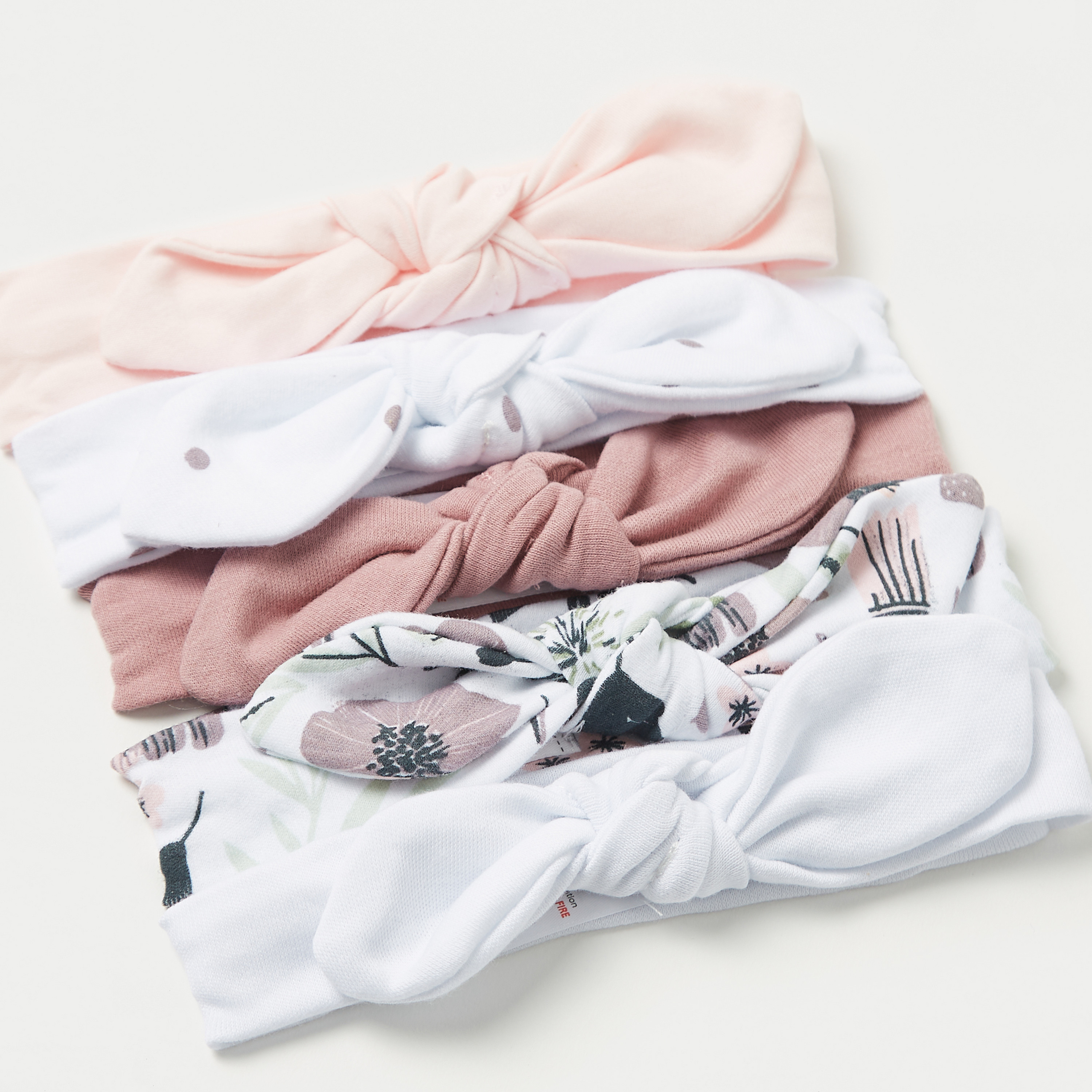 شرائط رأس بعقدة من جونيورز- طقم من 5 قطع-baby-girls-accessories-hairaccessories-image-3