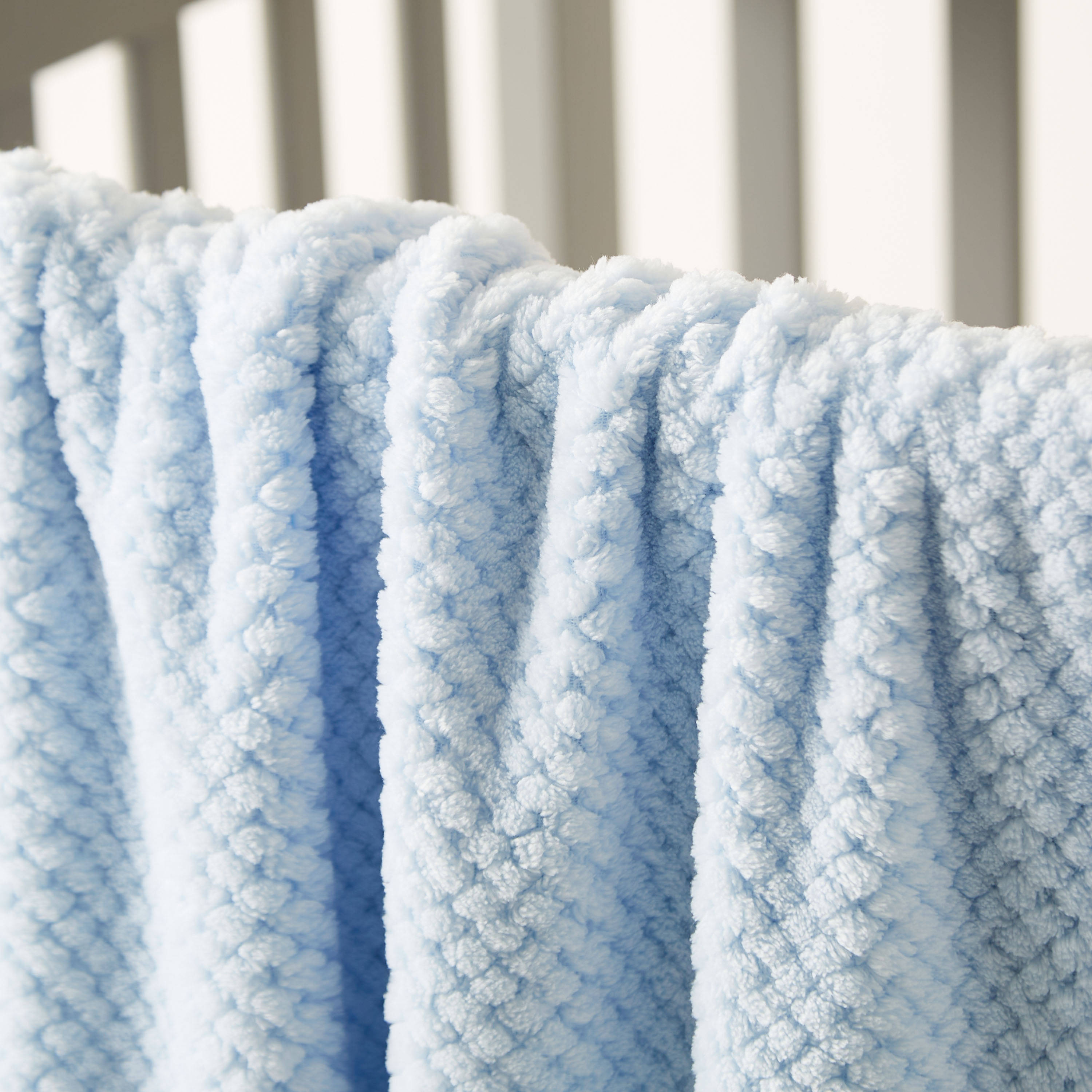 Juniors Waffle Textured Fleece Blanket - 110x80 cms-baby-nursery-blanketsandswaddles-blanketsandquilts-image-2