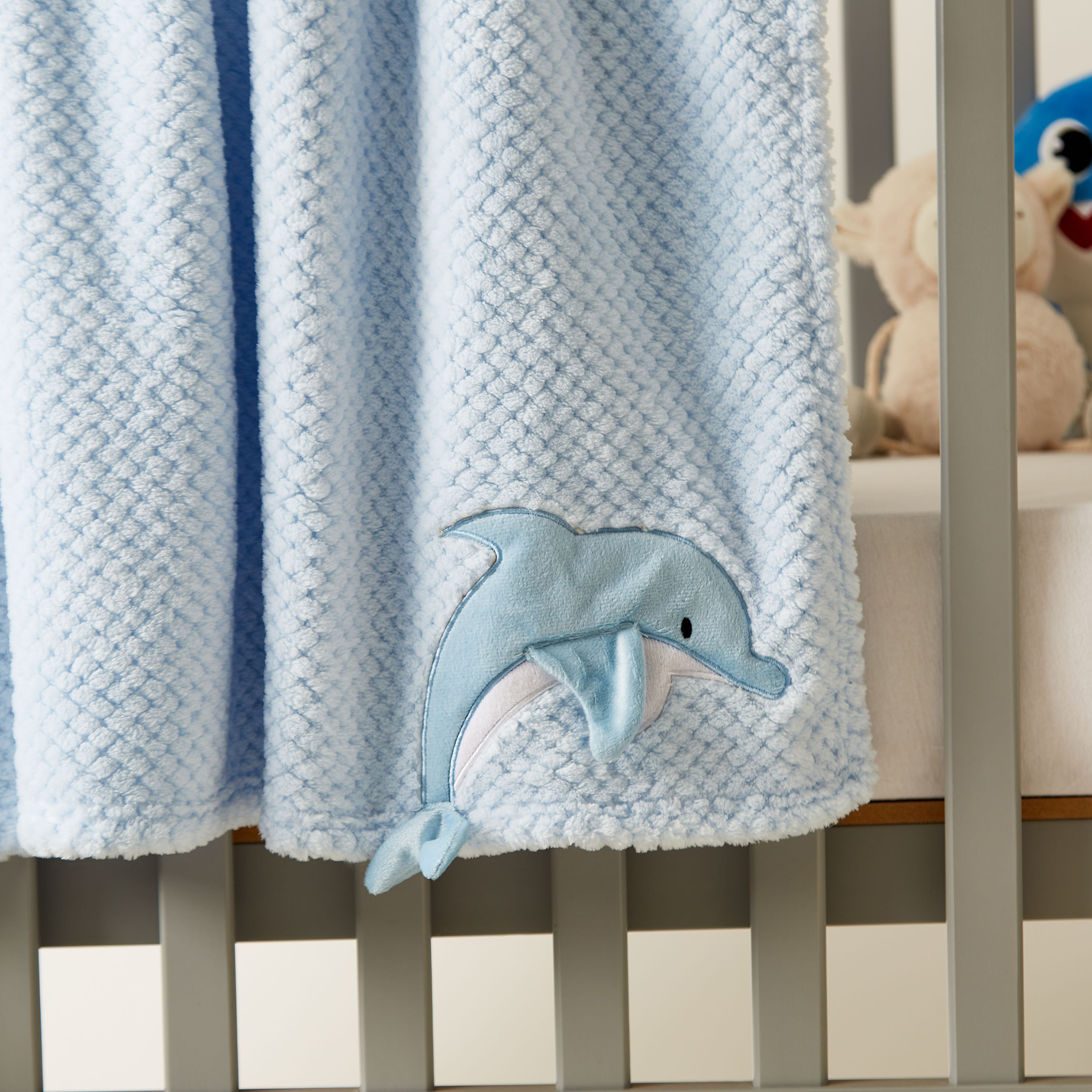 Juniors Waffle Textured Fleece Blanket - 110x80 cms-baby-nursery-blanketsandswaddles-blanketsandquilts-image-3