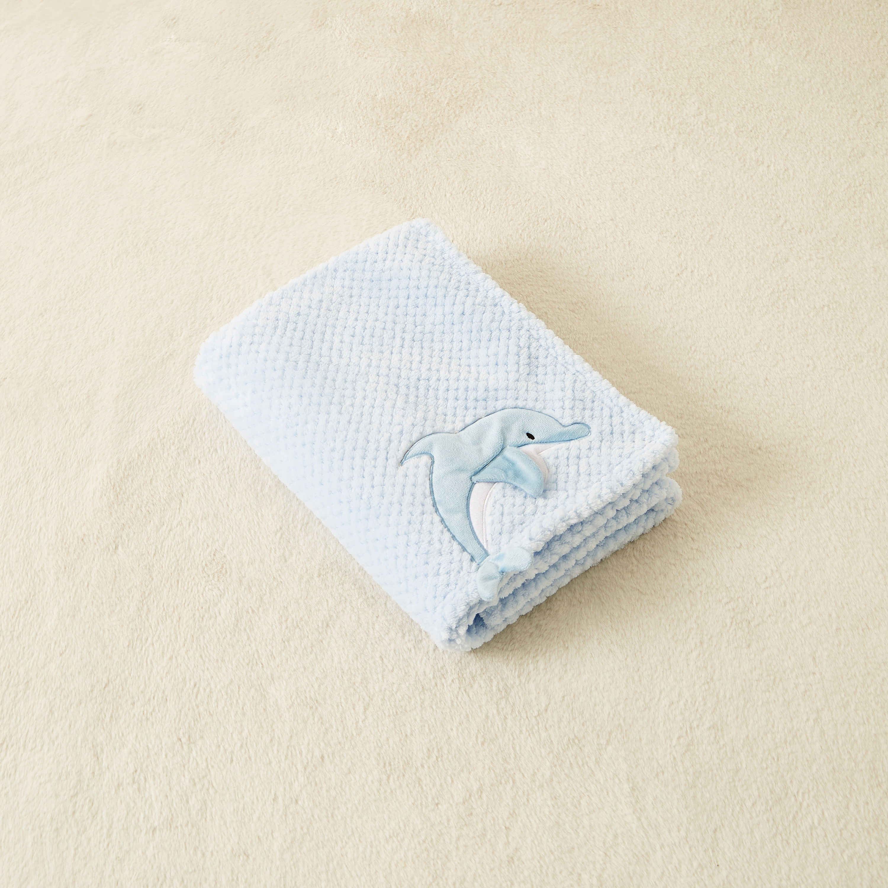 Juniors Waffle Textured Fleece Blanket - 110x80 cms-baby-nursery-blanketsandswaddles-blanketsandquilts-image-4