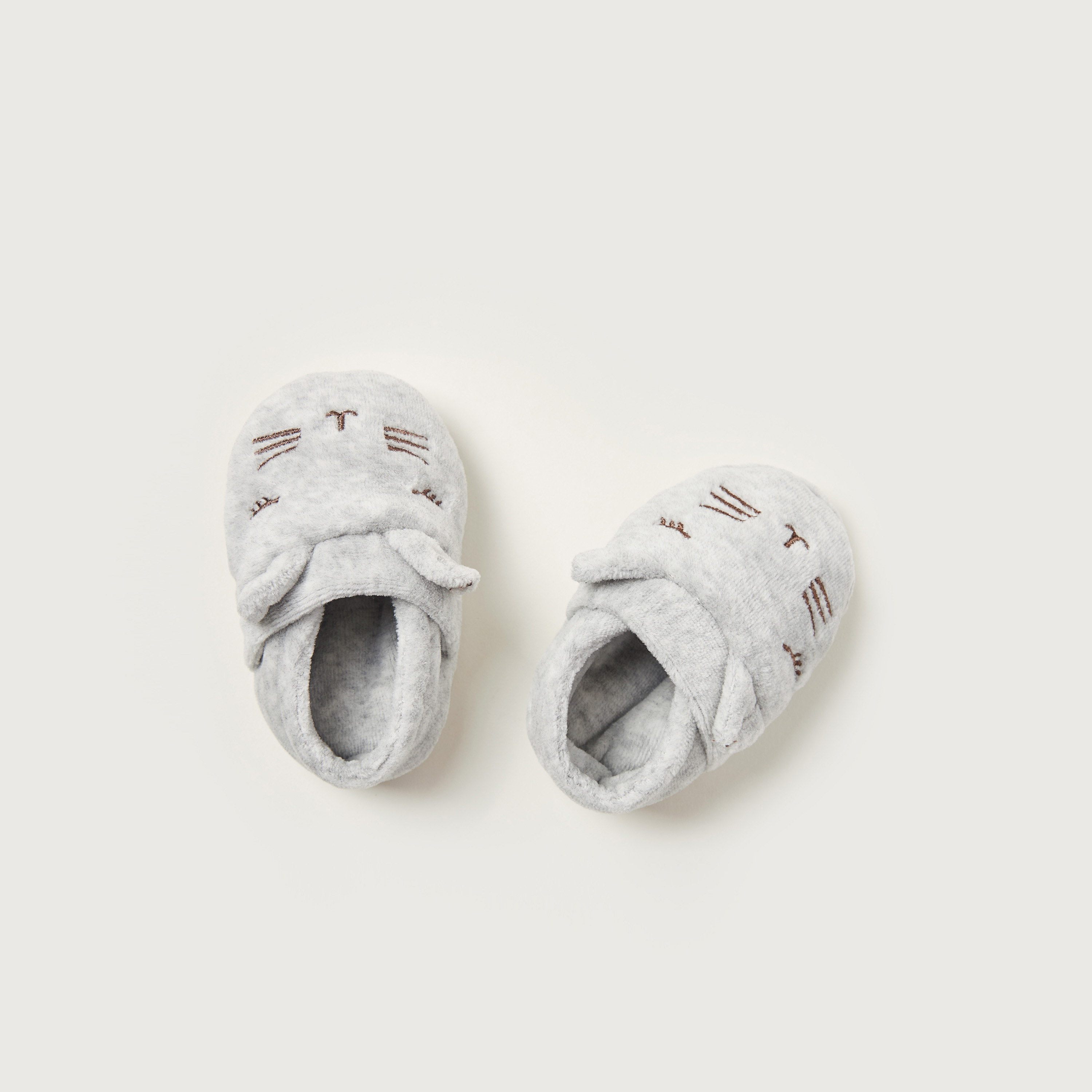 Juniors Embroidered Booties-baby-boys-shoes-booties-image-1