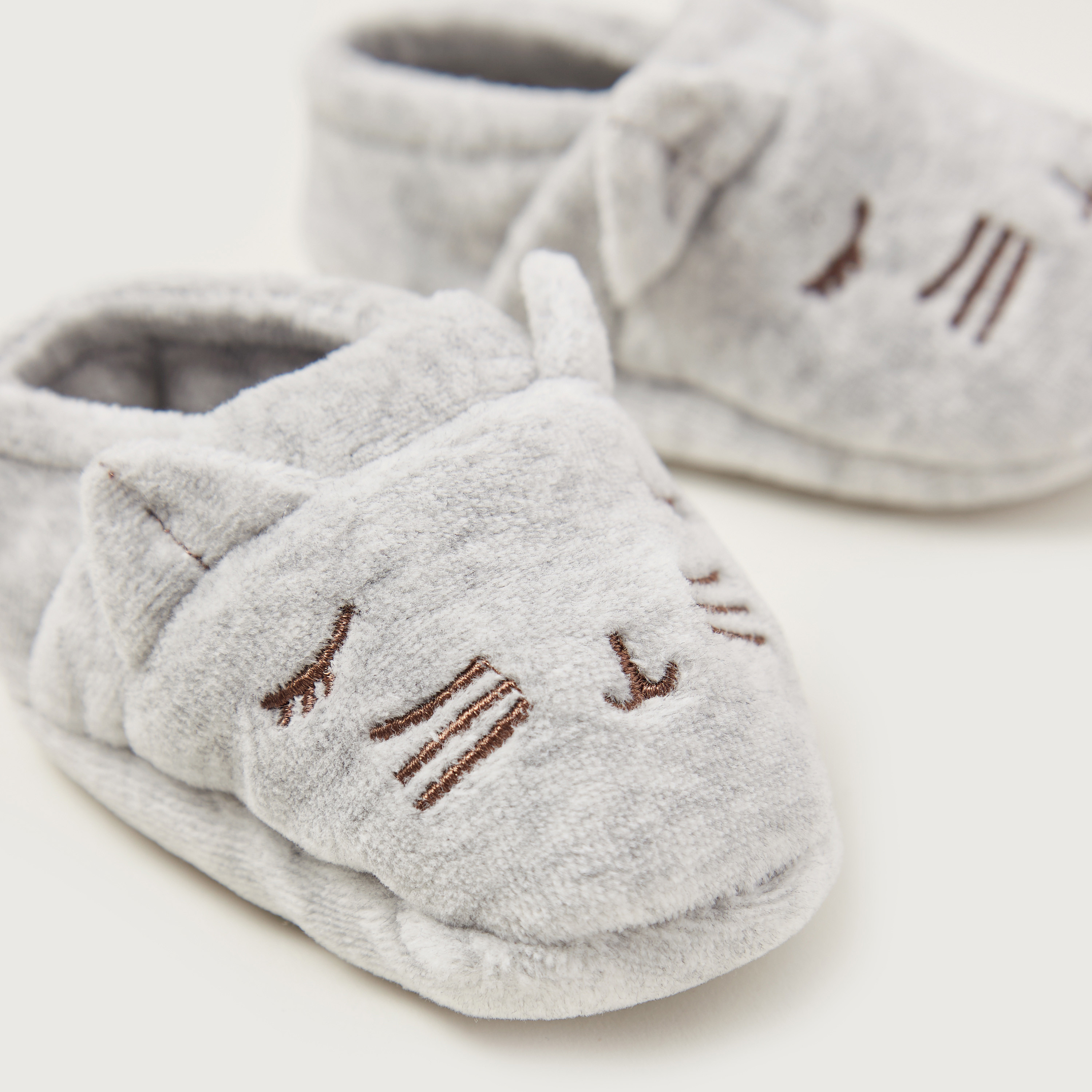 Juniors Embroidered Booties-baby-boys-shoes-booties-image-3