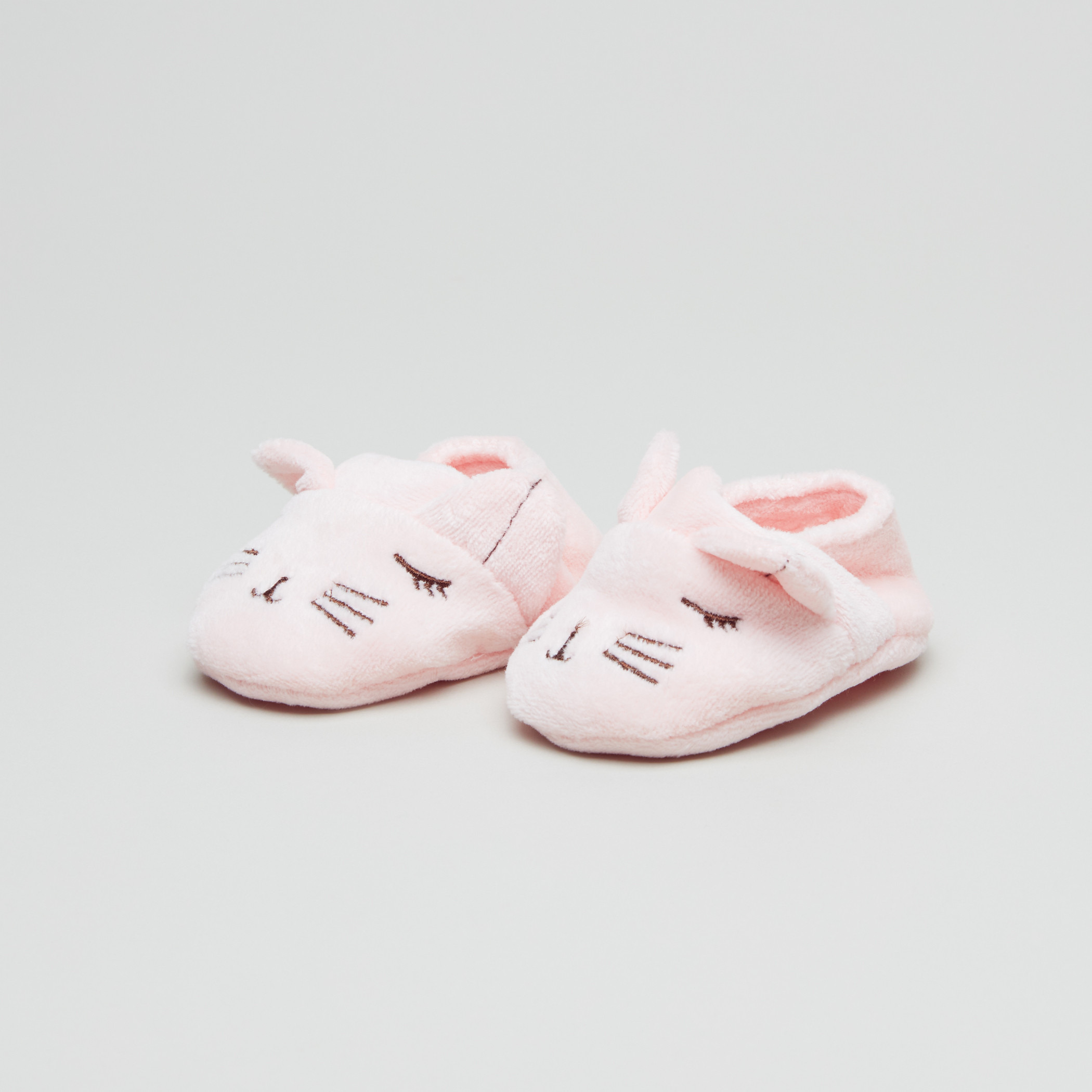 Juniors Embroidered Booties-baby-girls-shoes-booties-image-1