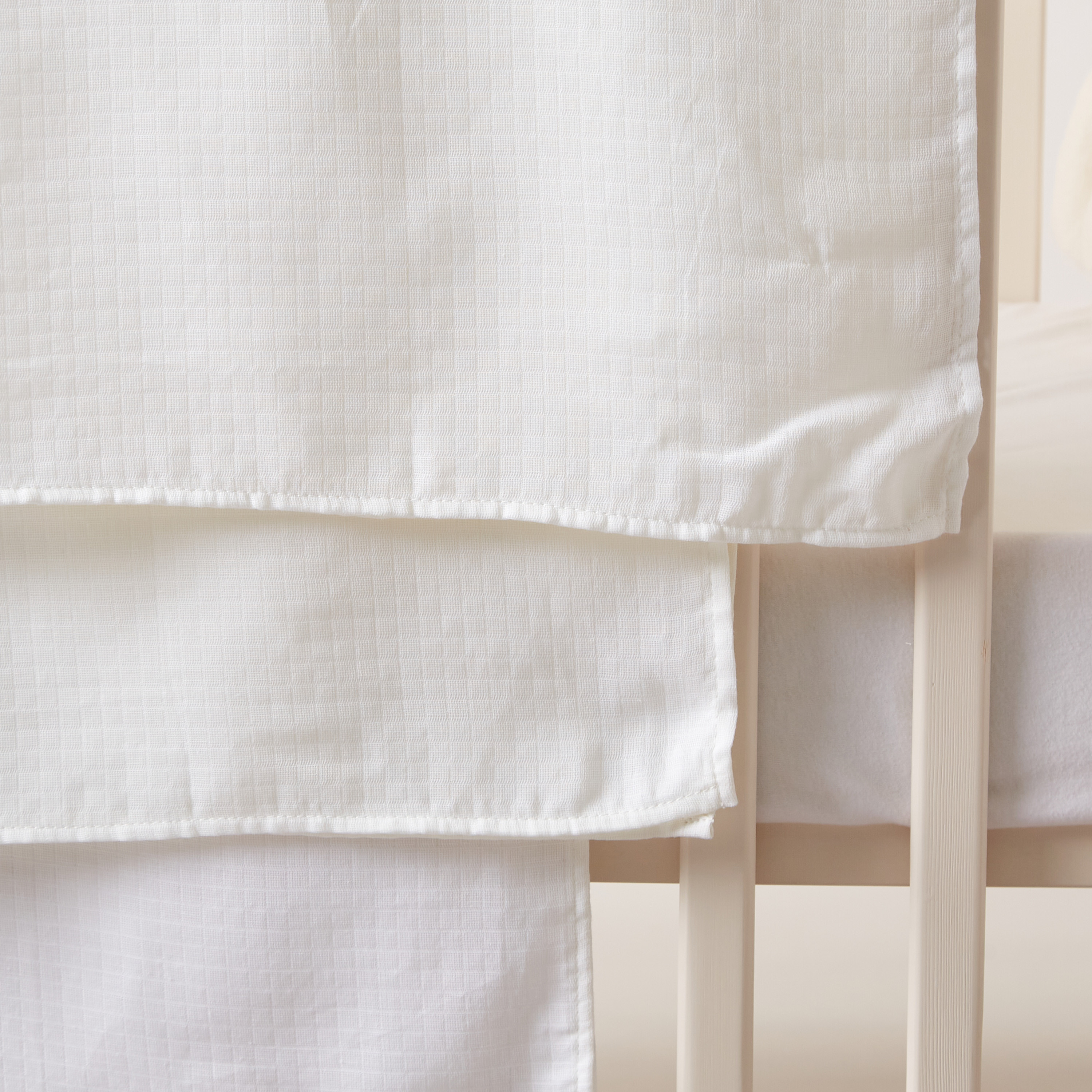 Juniors 3-Piece Checked Blanket Set - 110x90 cms-baby-nursery-blanketsandswaddles-blanketsandquilts-image-2