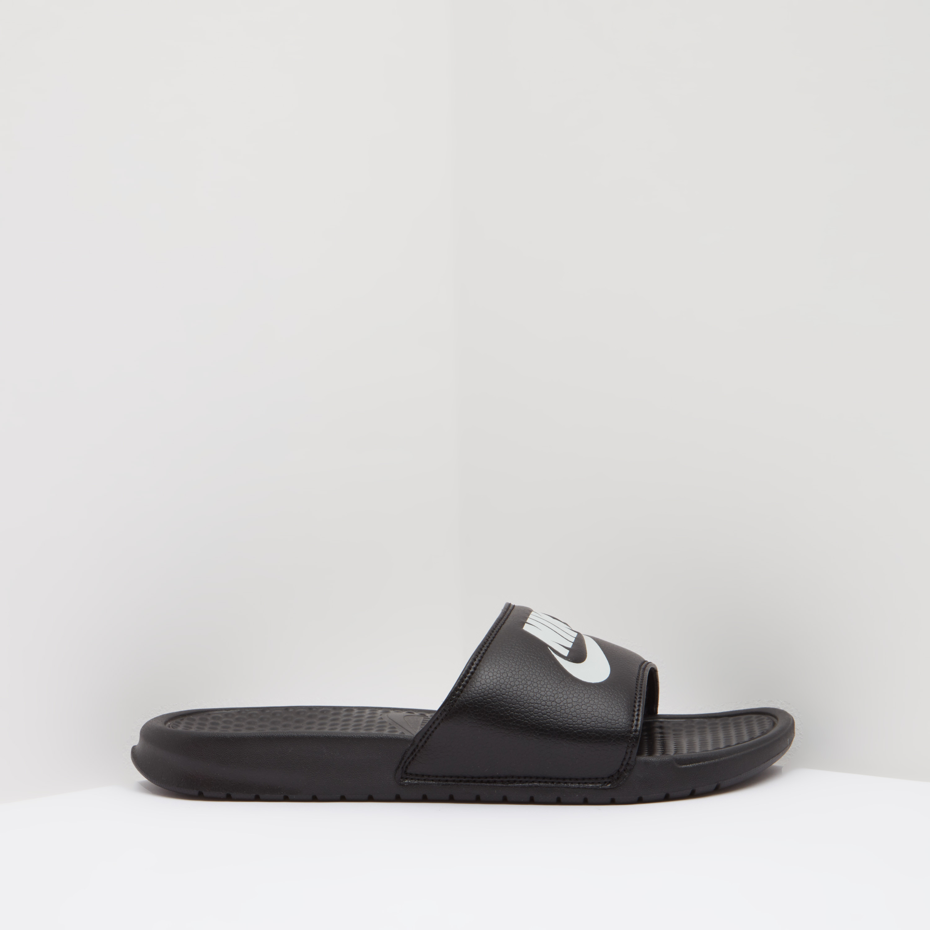 Nike Men's Logo Print Slide Slippers with Slip-On Closure-men-shoes-flipflopsandslides-image-1