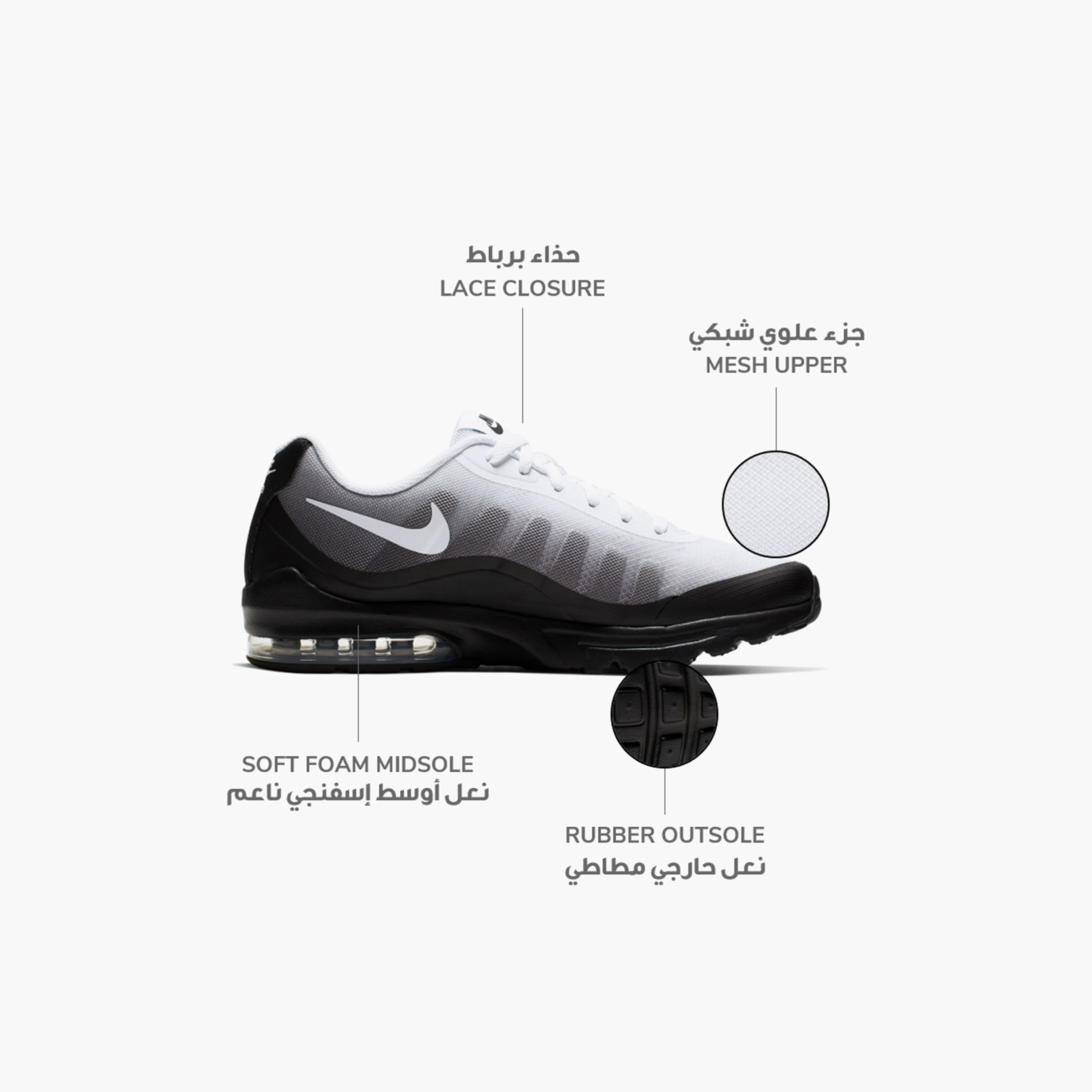 Nike Men Air Max Invigor Print Lace-Up Low Ankle Sneakers-sports-men-shoes-image-2