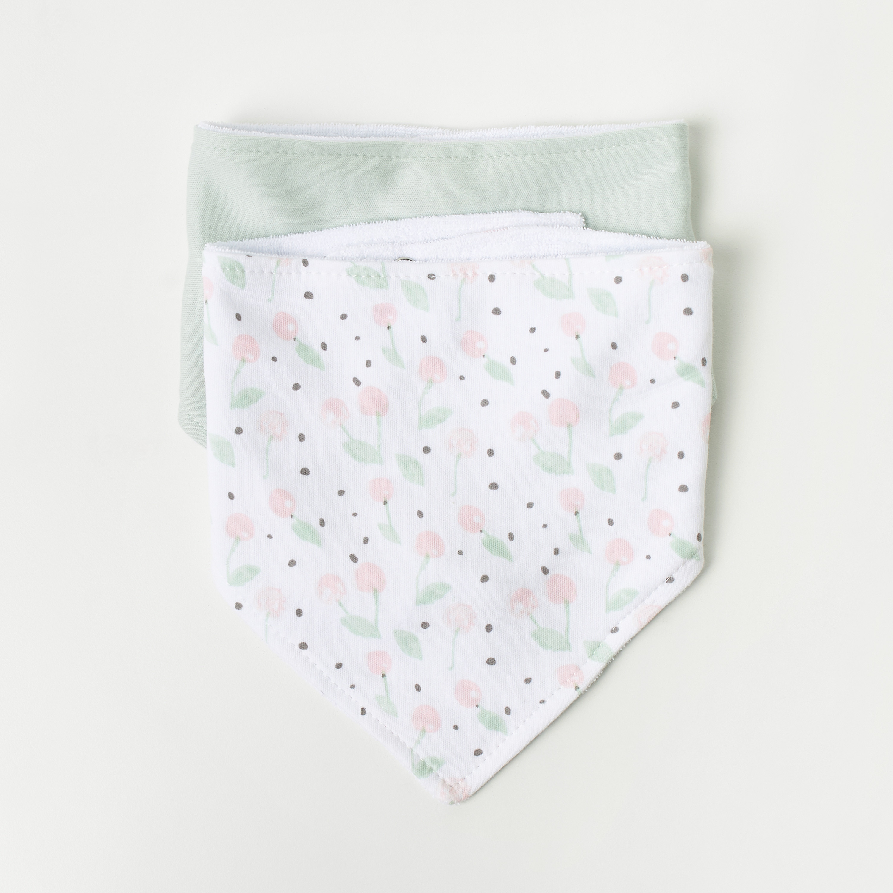 Juniors 4-Piece Printed Bib and Headband Set-baby-feeding-bibs-image-2