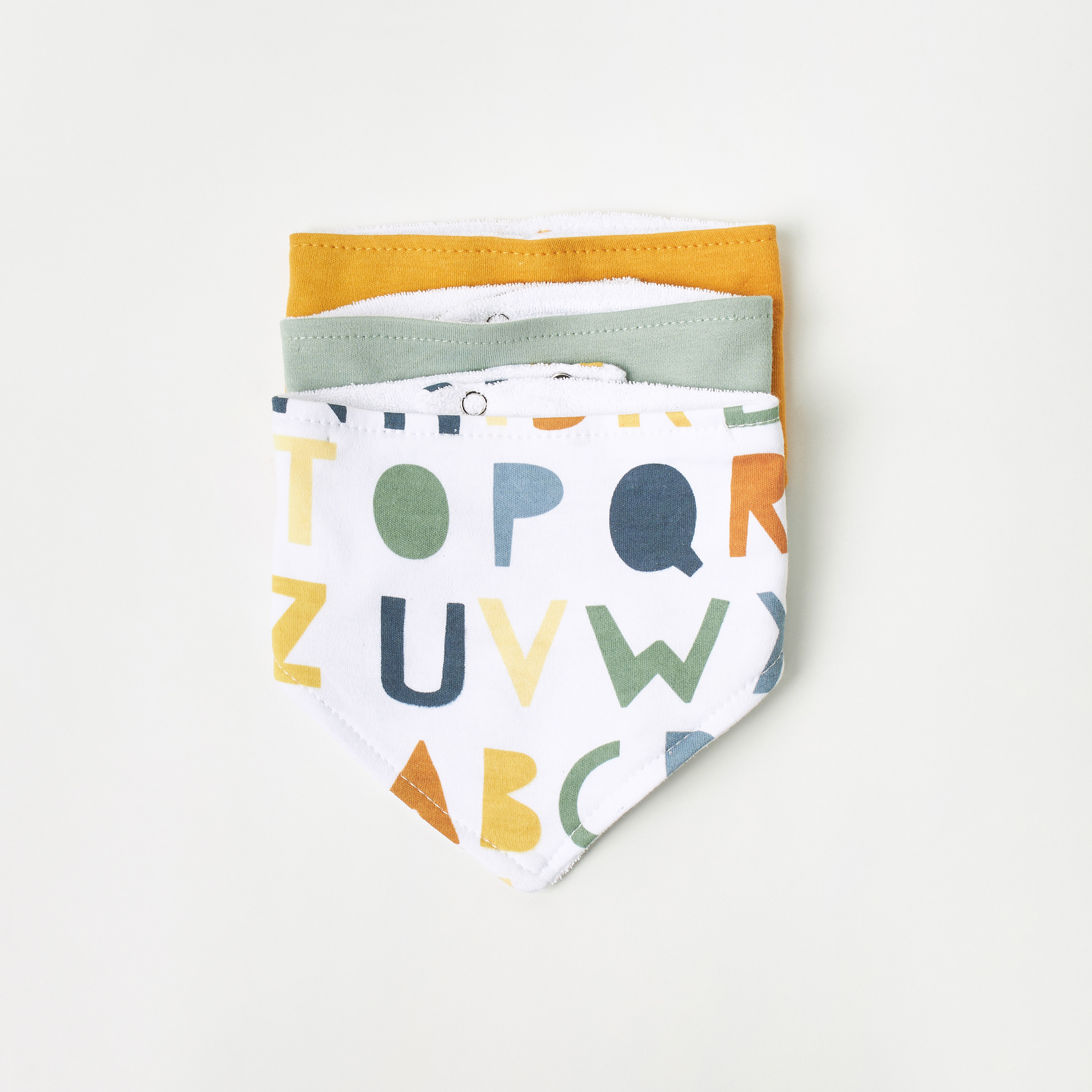 طقم مرايل وأبوات بطبعات فيل 5 قطع من جونيورز-baby-feeding-bibs-image-2