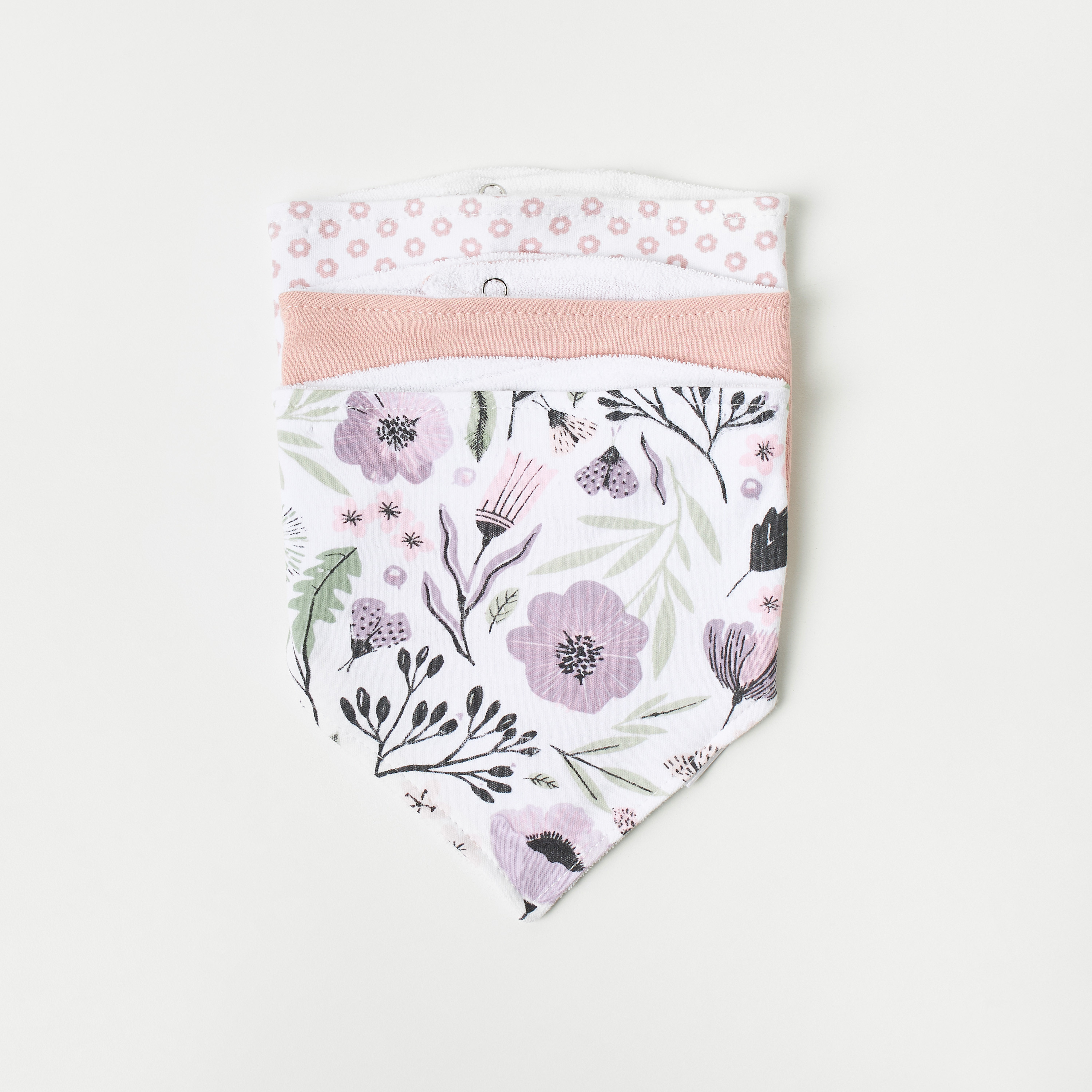 Juniors 5-Piece Printed Bibs and Booties Set-baby-feeding-bibs-image-2