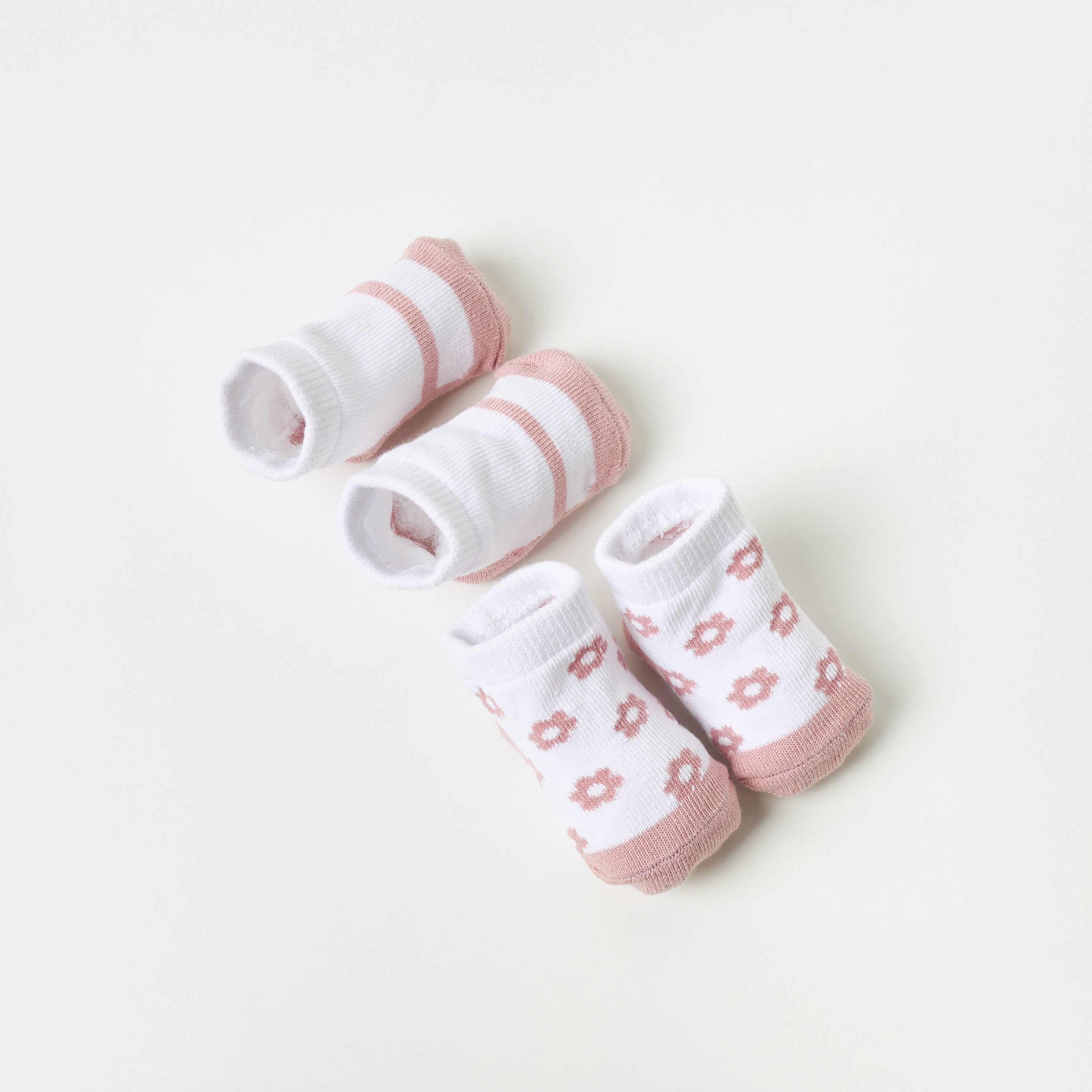 Juniors 5-Piece Printed Bibs and Booties Set-baby-feeding-bibs-image-3